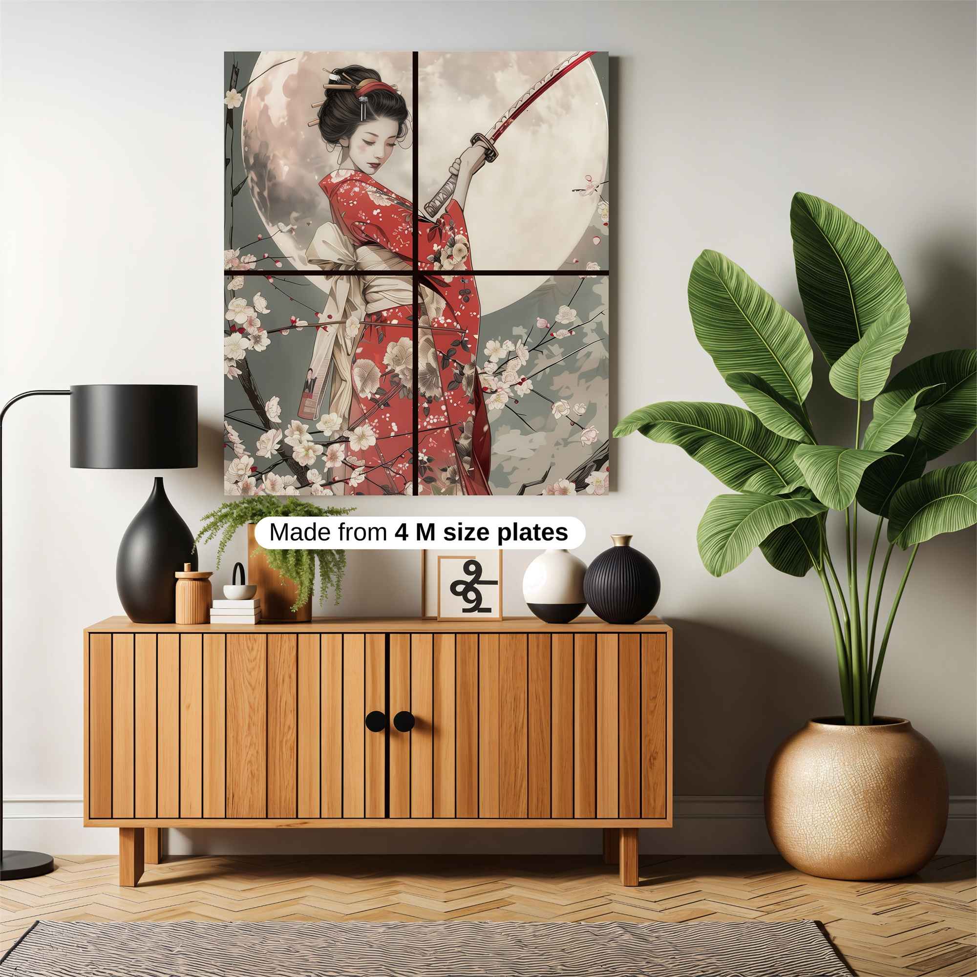 Moonlit Warrior Safe Wall Magnetic / M