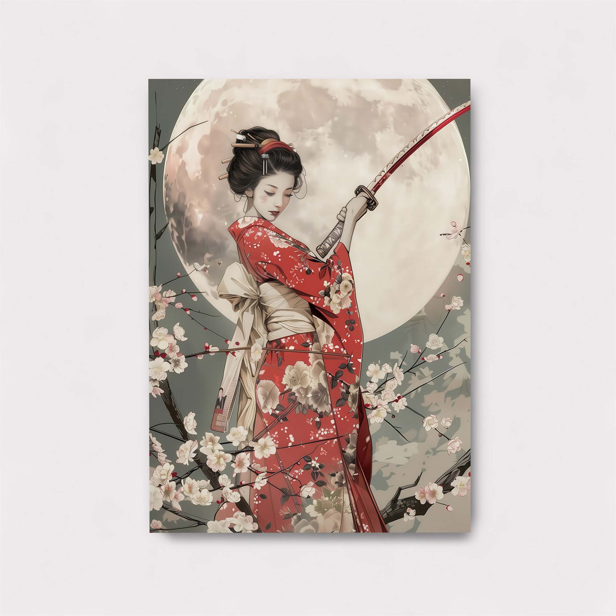 Moonlit Warrior Safe Wall Magnetic / M