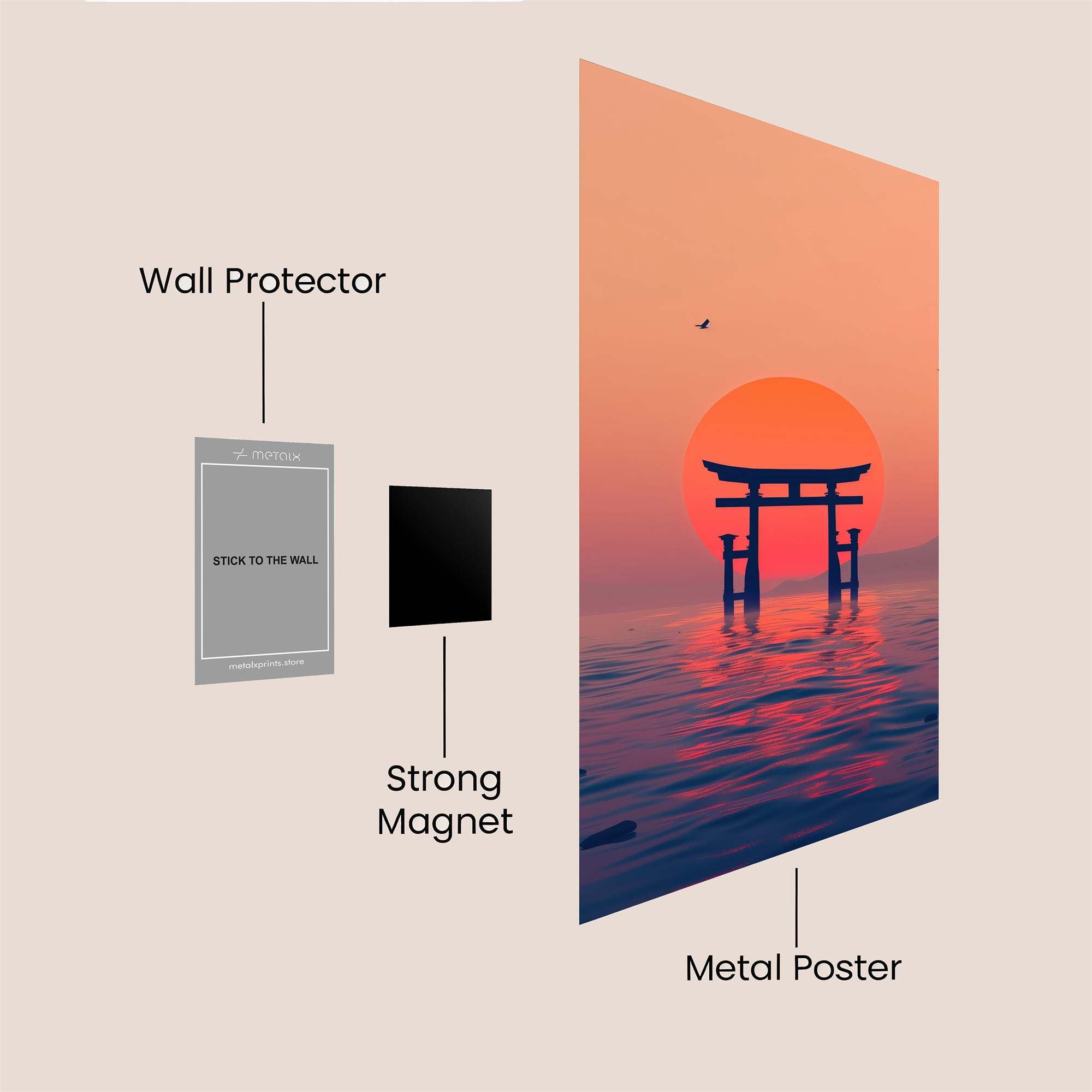 Torii Tranquil Safe Wall Magnetic / M