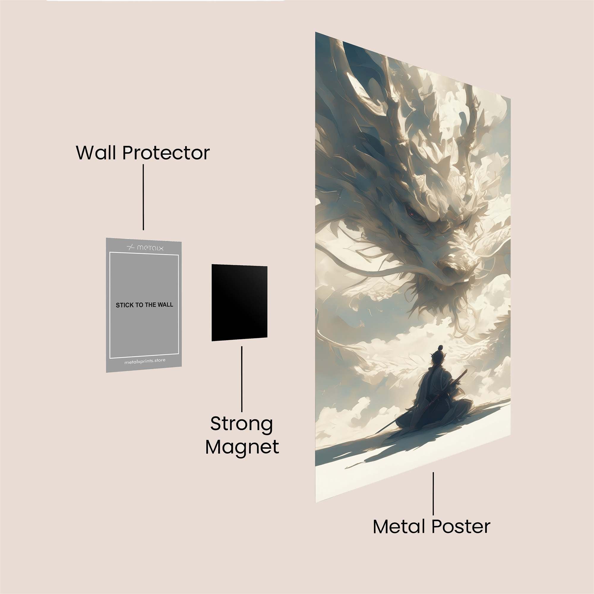 Samurai Serenity Safe Wall Magnetic / M