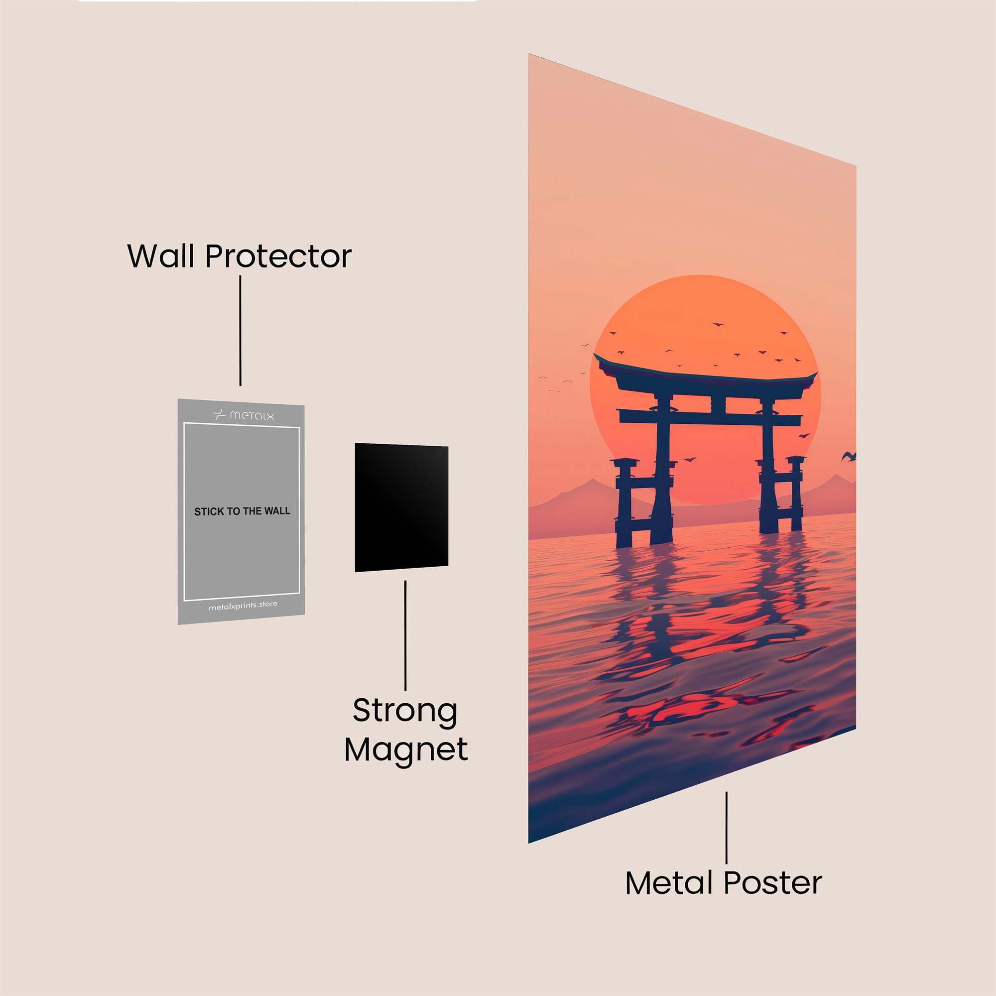 Torii Tranquil Safe Wall Magnetic / M