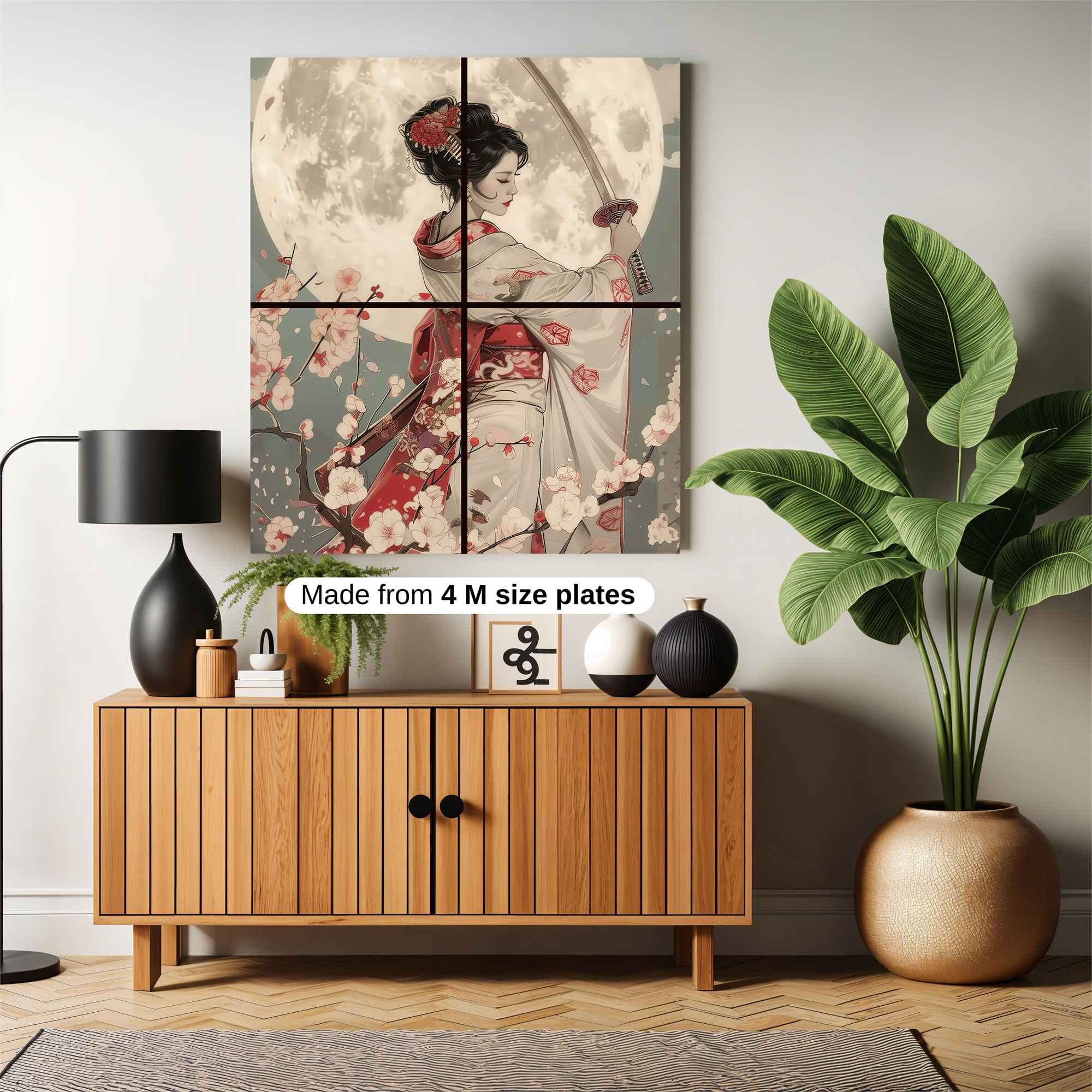 Moonlit Warrior Safe Wall Magnetic / M