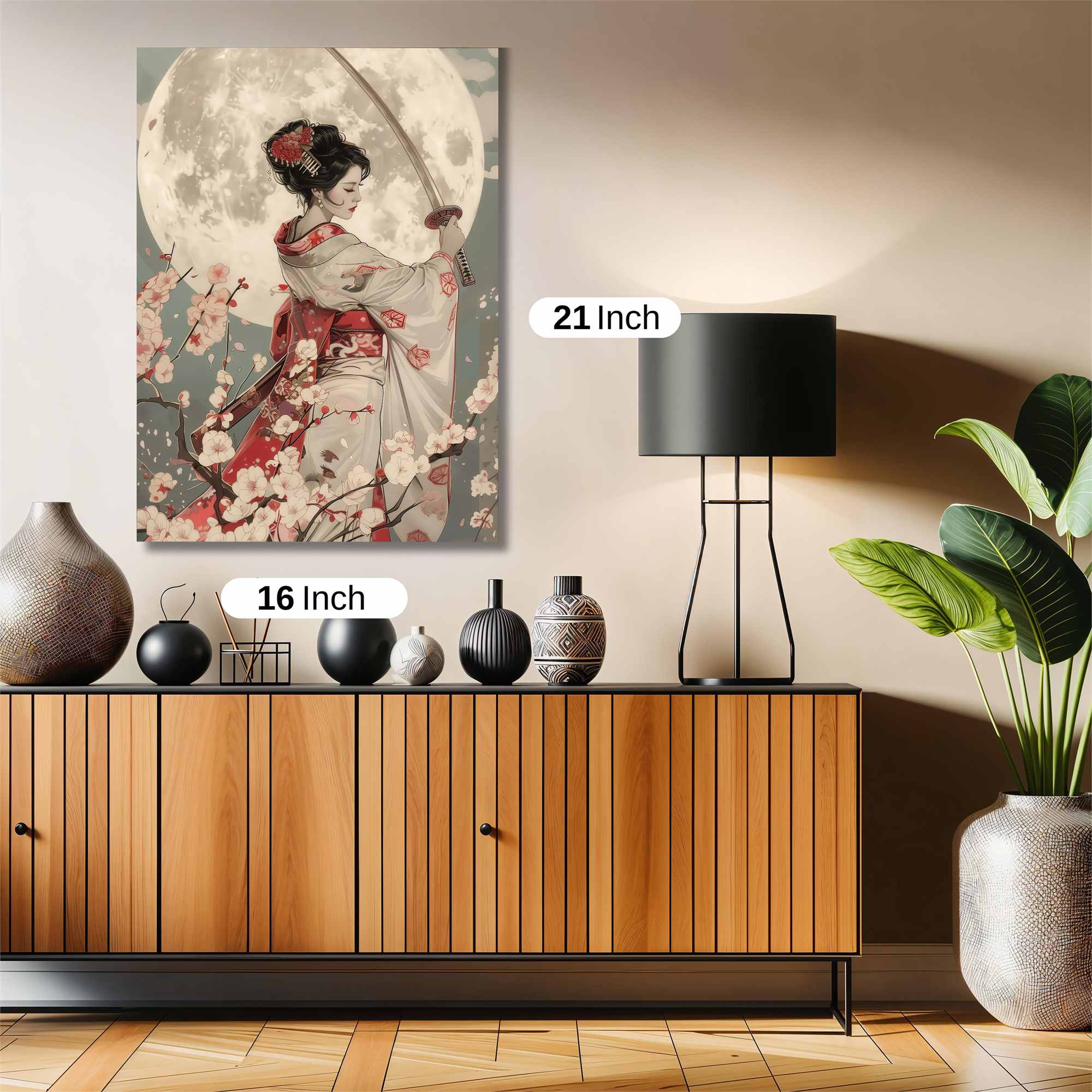 Moonlit Warrior Safe Wall Magnetic / M