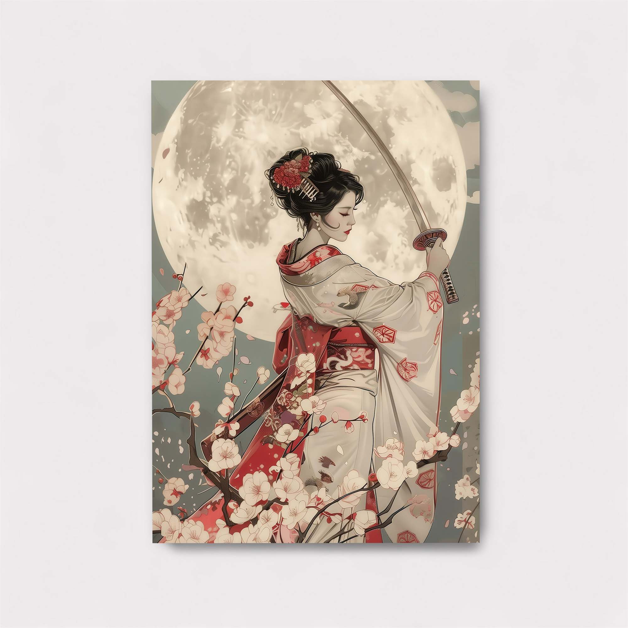 Moonlit Warrior Safe Wall Magnetic / M