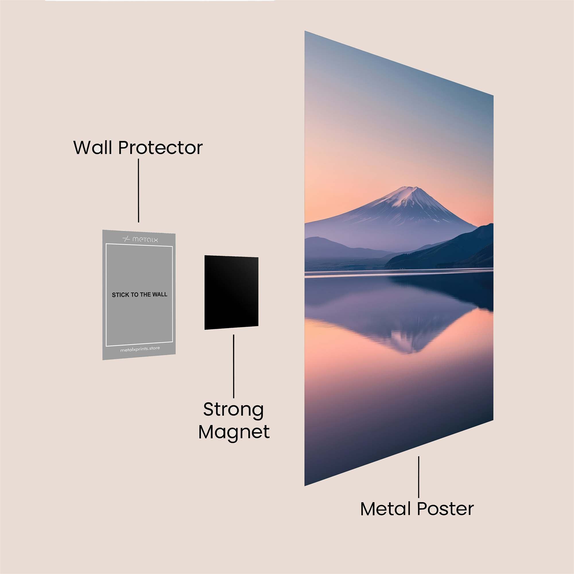 Fuji Serenity Safe Wall Magnetic / M