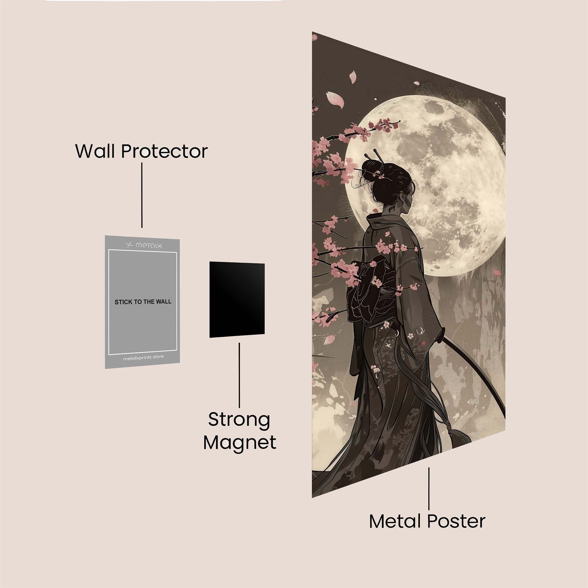 Samurai Serenity Safe Wall Magnetic / M