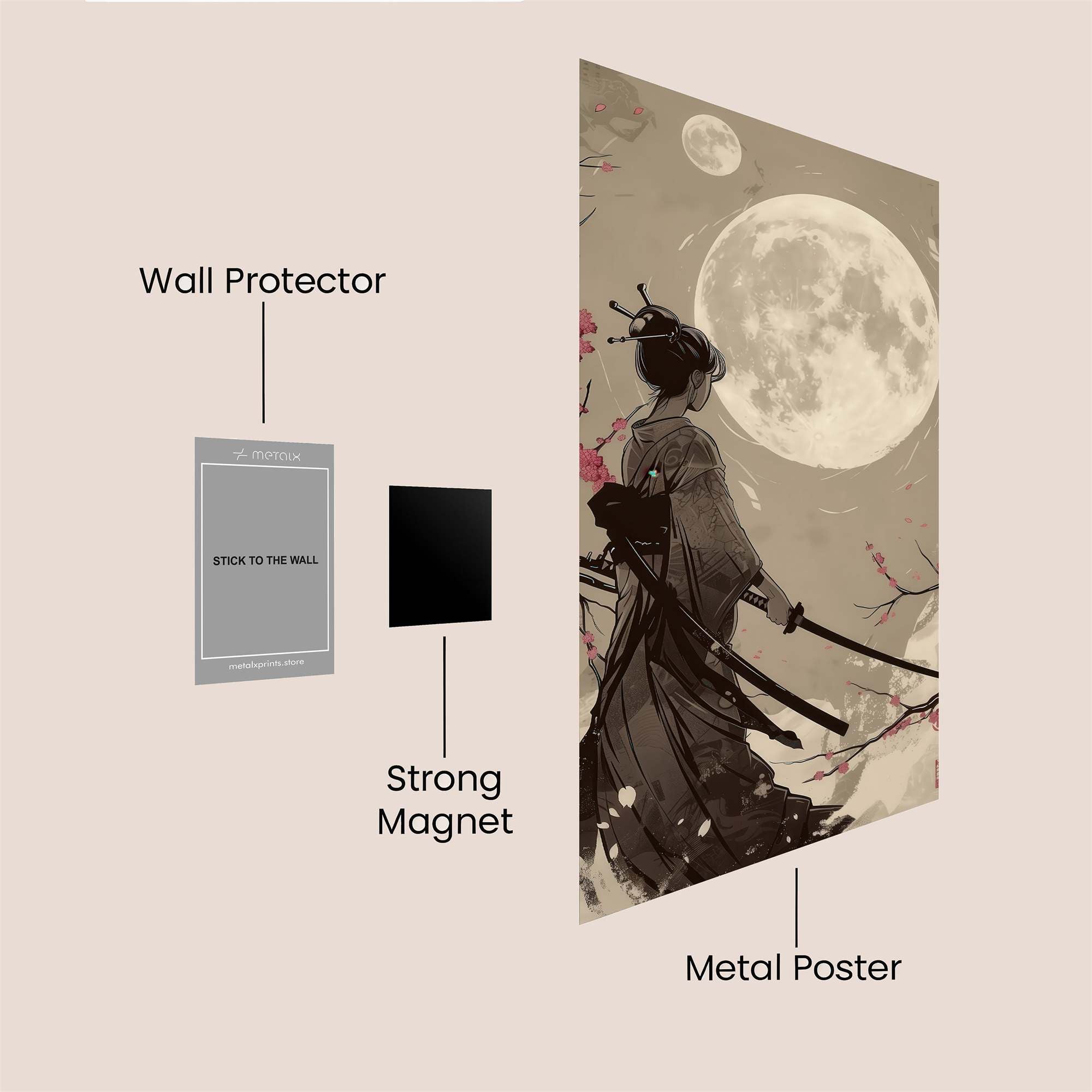 Samurai Serenity Safe Wall Magnetic / M