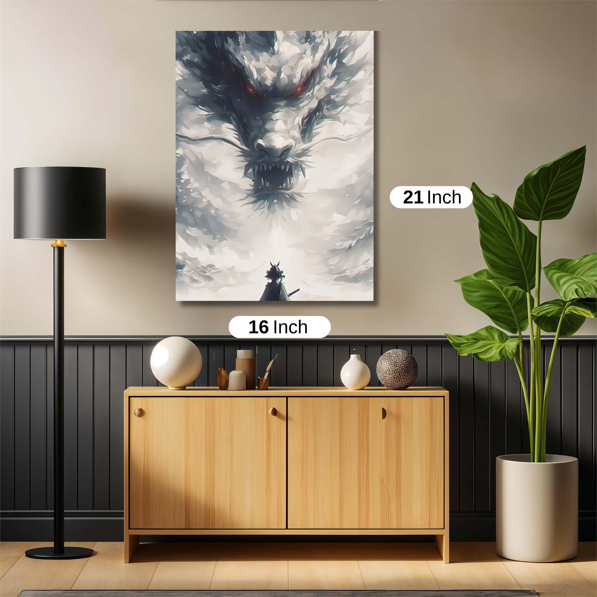 Dragon Menace Safe Wall Magnetic / M