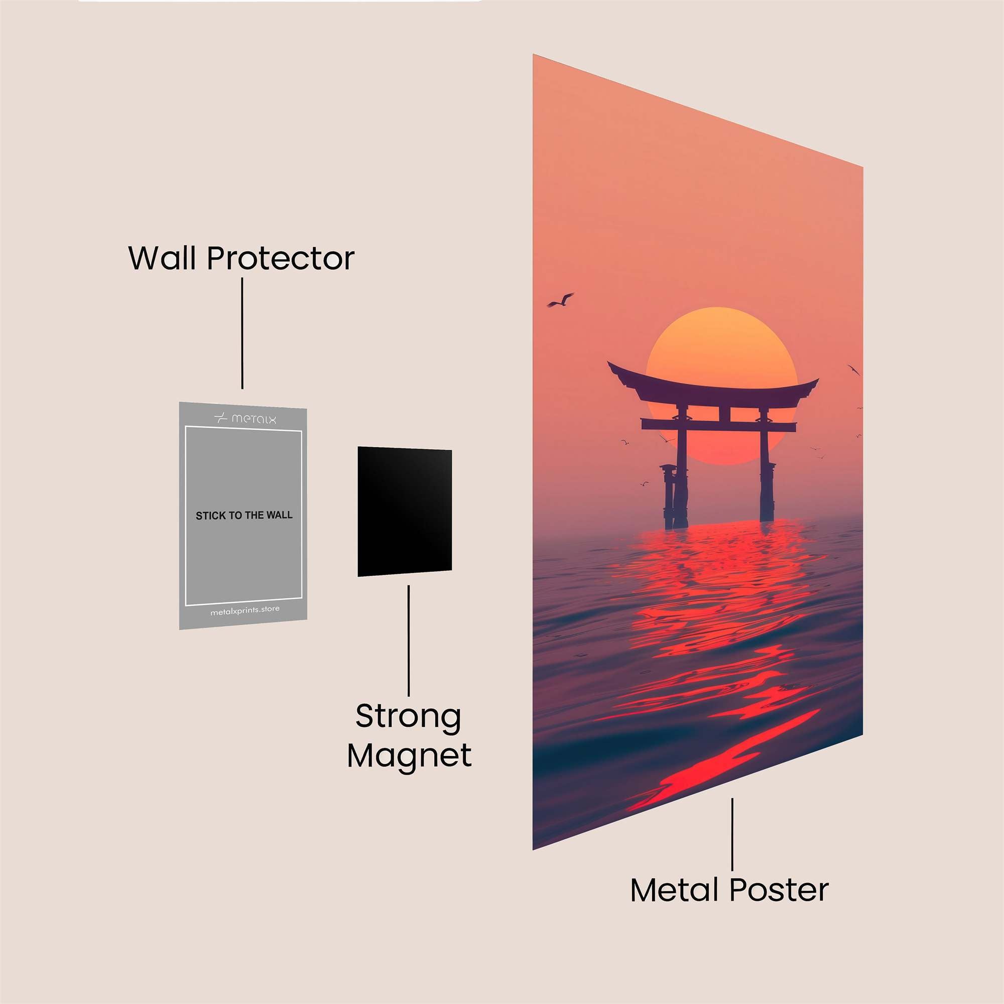 Torii Tranquil Safe Wall Magnetic / M