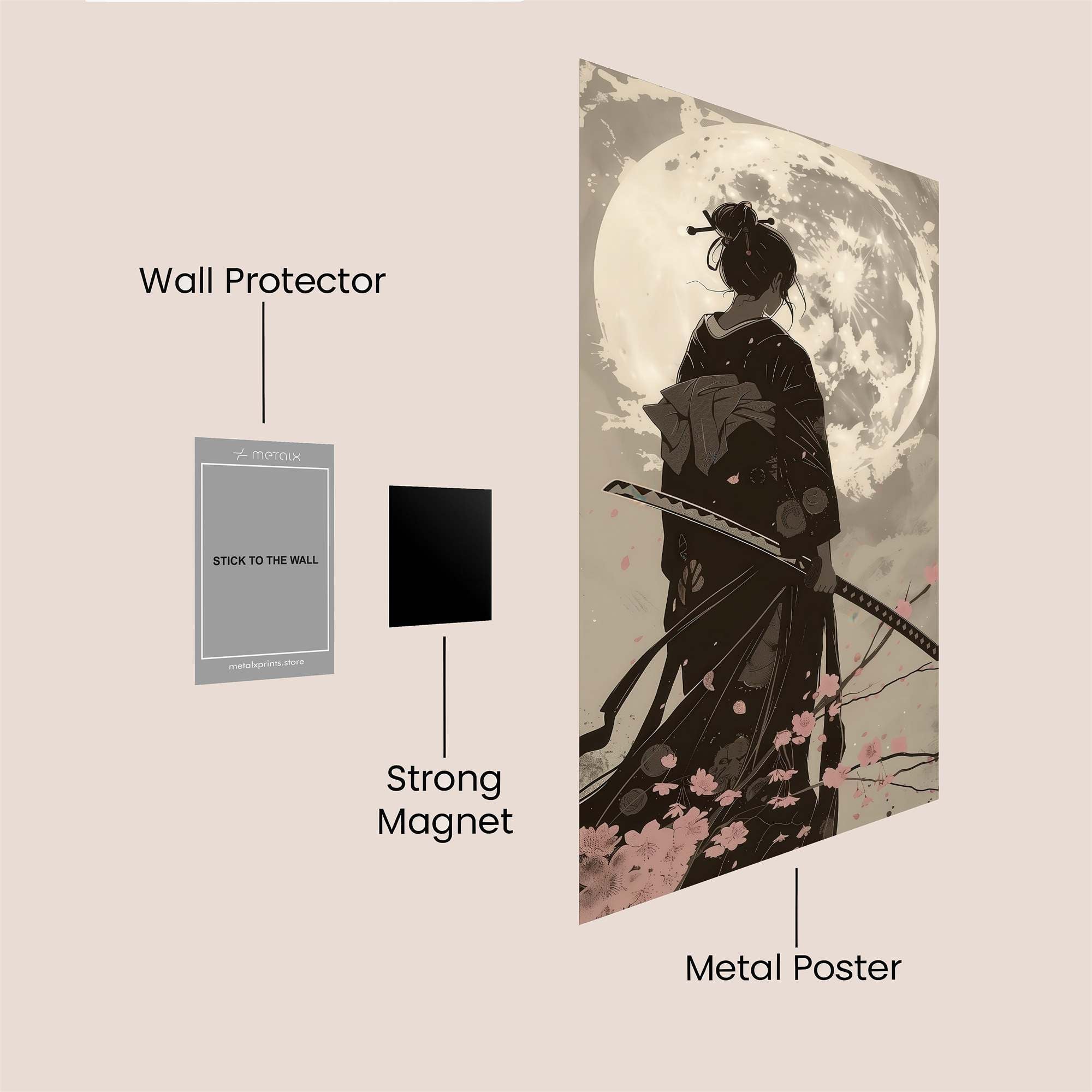 Samurai Serenity Safe Wall Magnetic / M