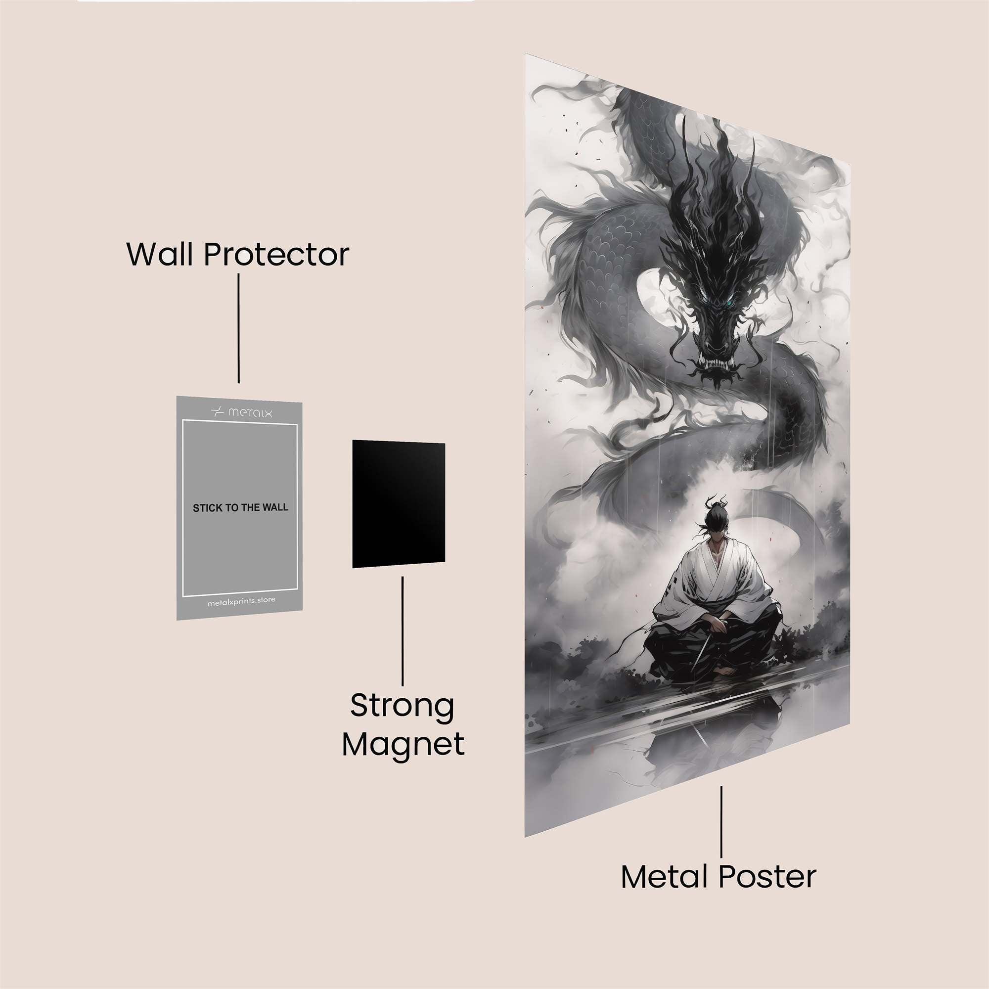 Dragon Serenity Safe Wall Magnetic / M