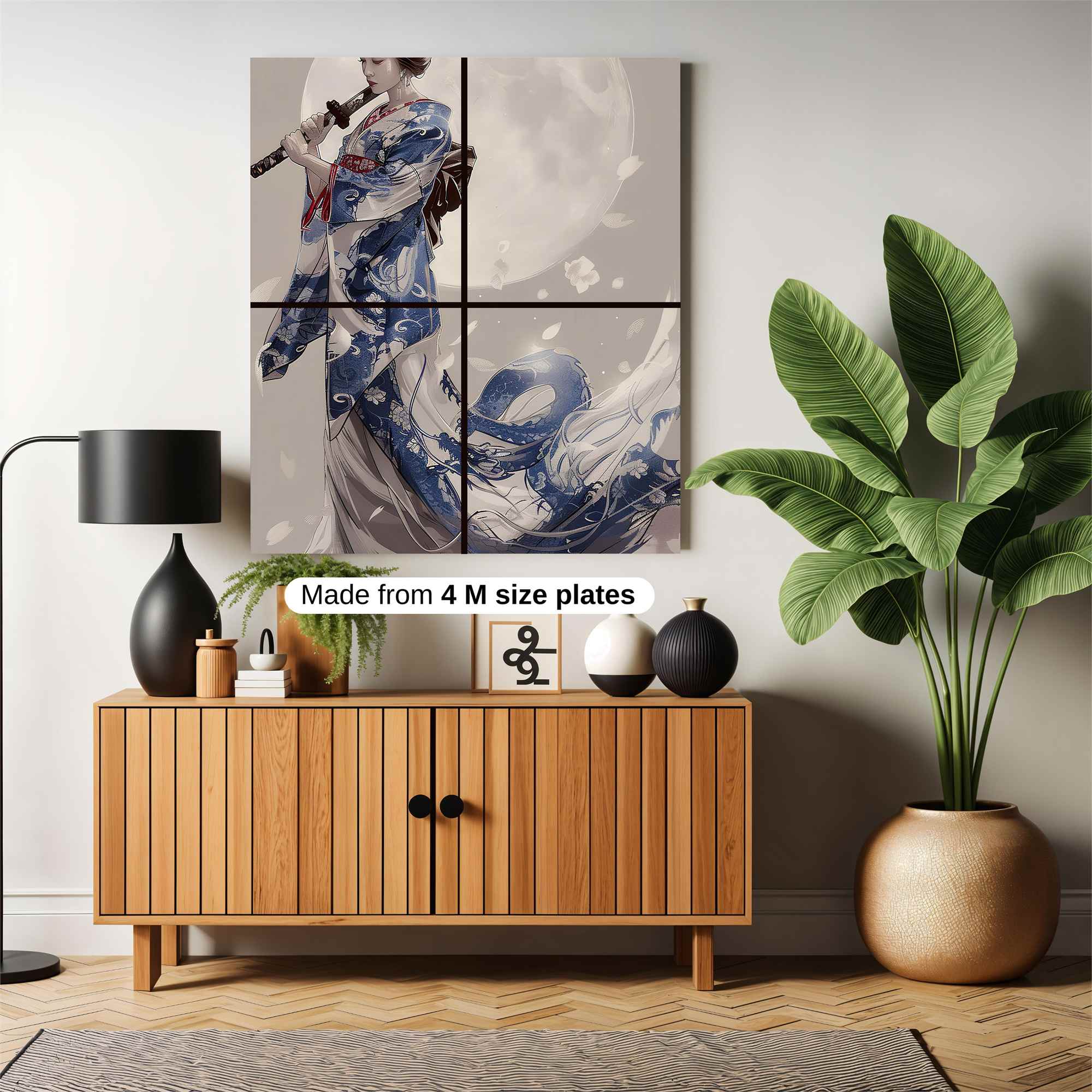 Moonlit Warrior Safe Wall Magnetic / M