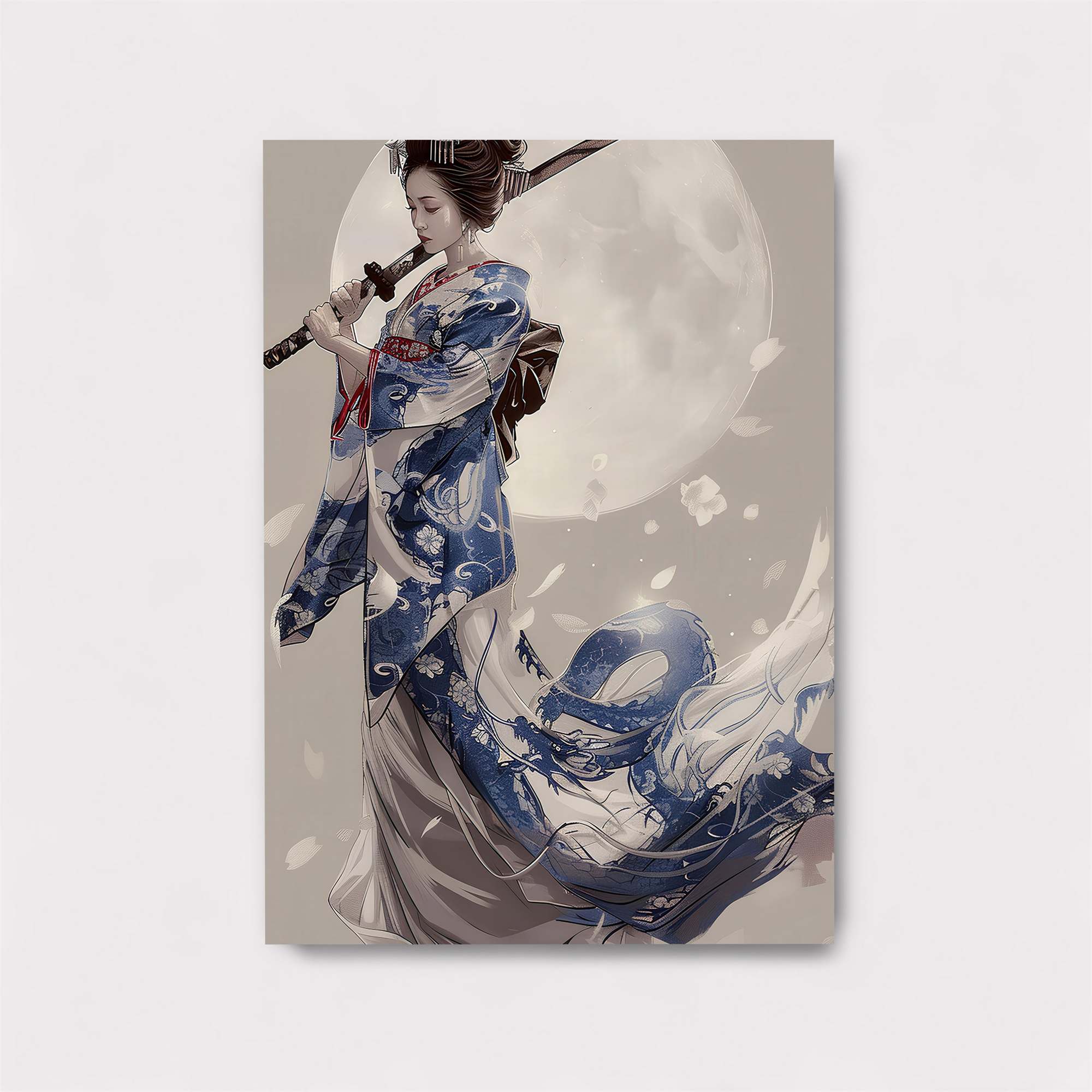 Moonlit Warrior Safe Wall Magnetic / M