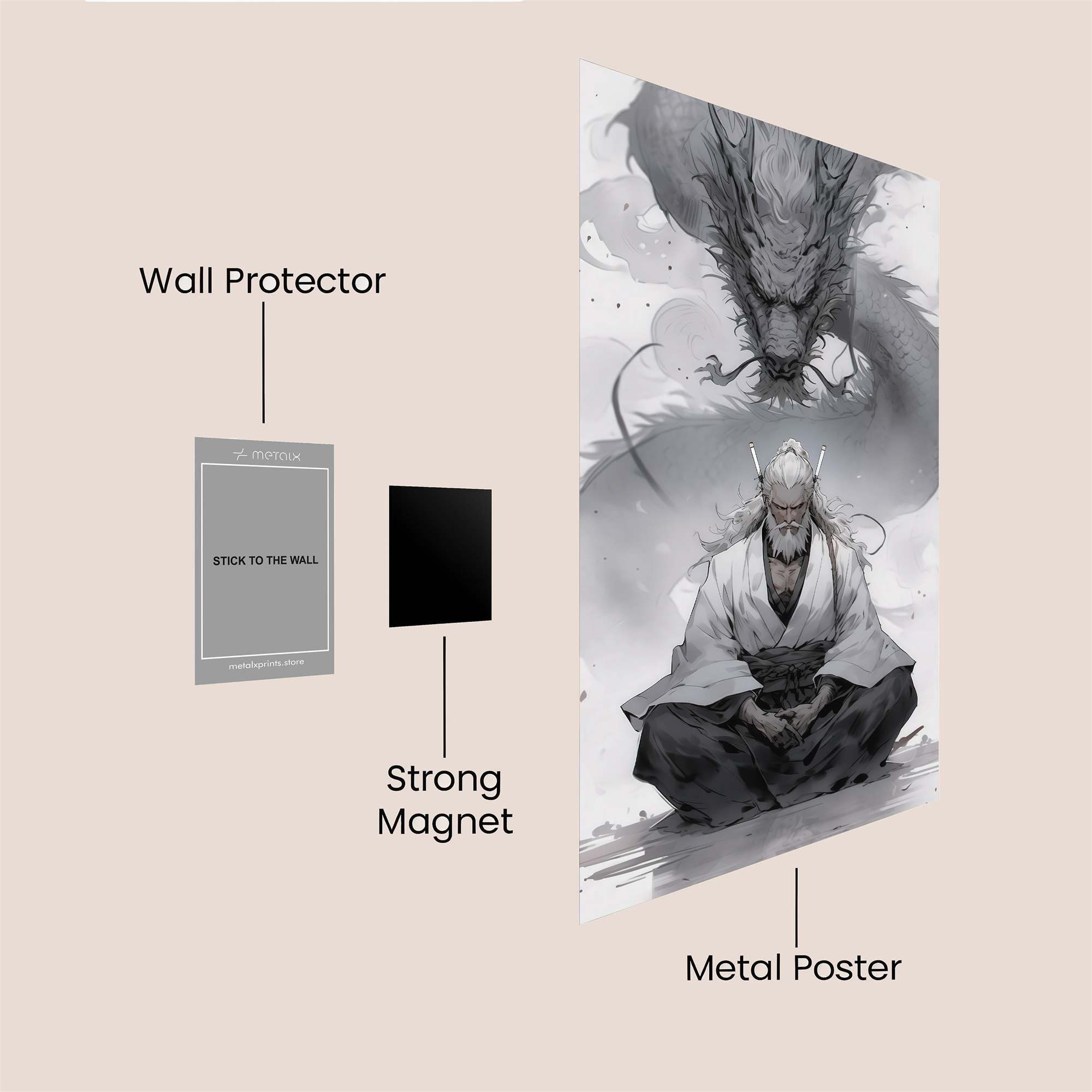 Dragon Serenity Safe Wall Magnetic / M