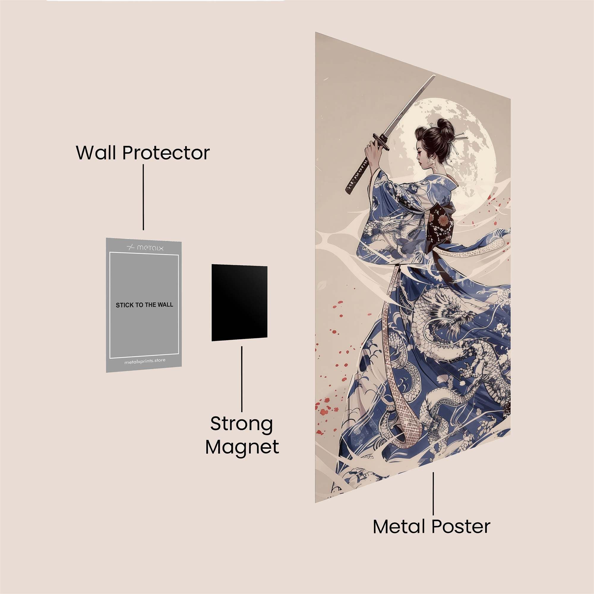 Samurai Serenity Safe Wall Magnetic / M