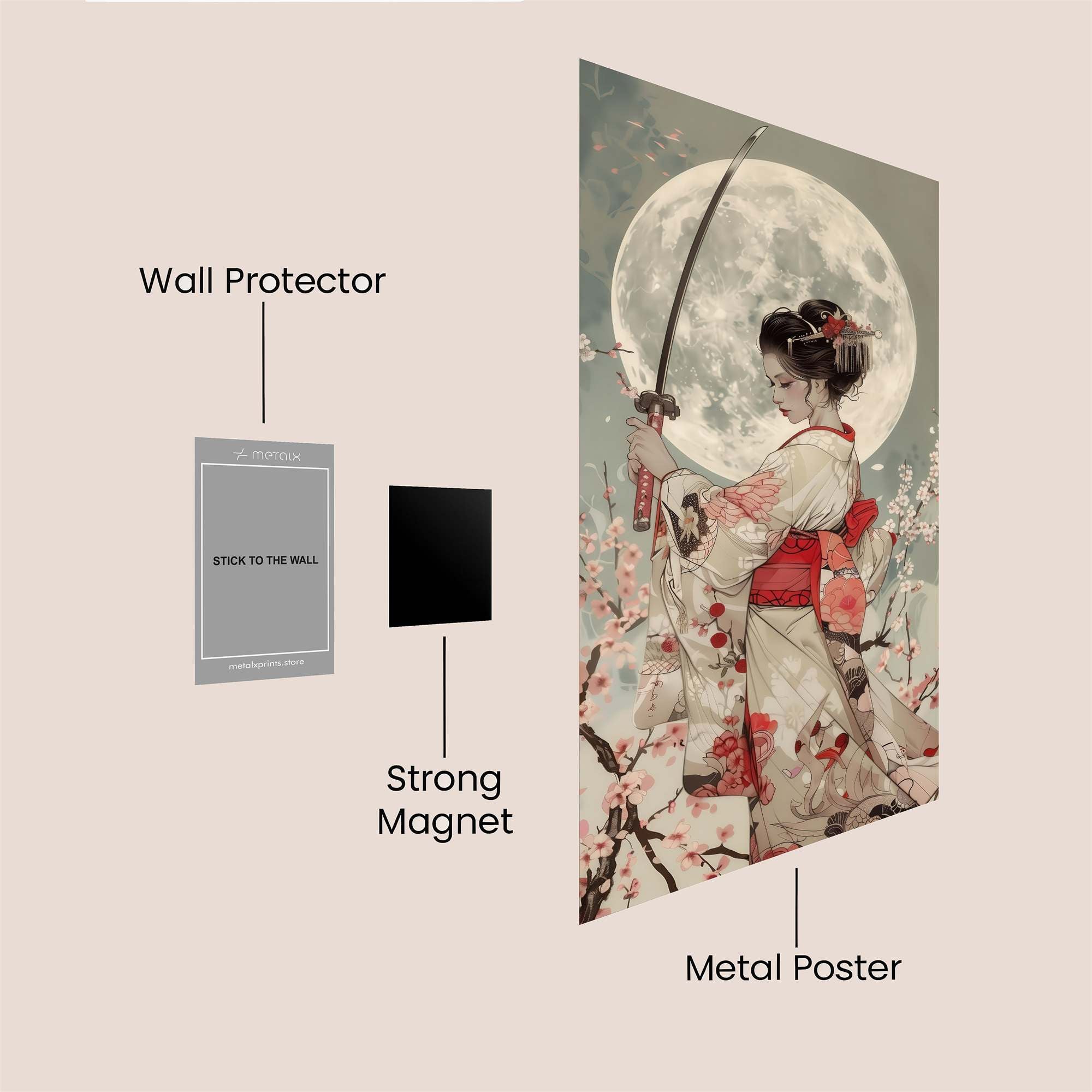 Samurai Serenity Safe Wall Magnetic / M