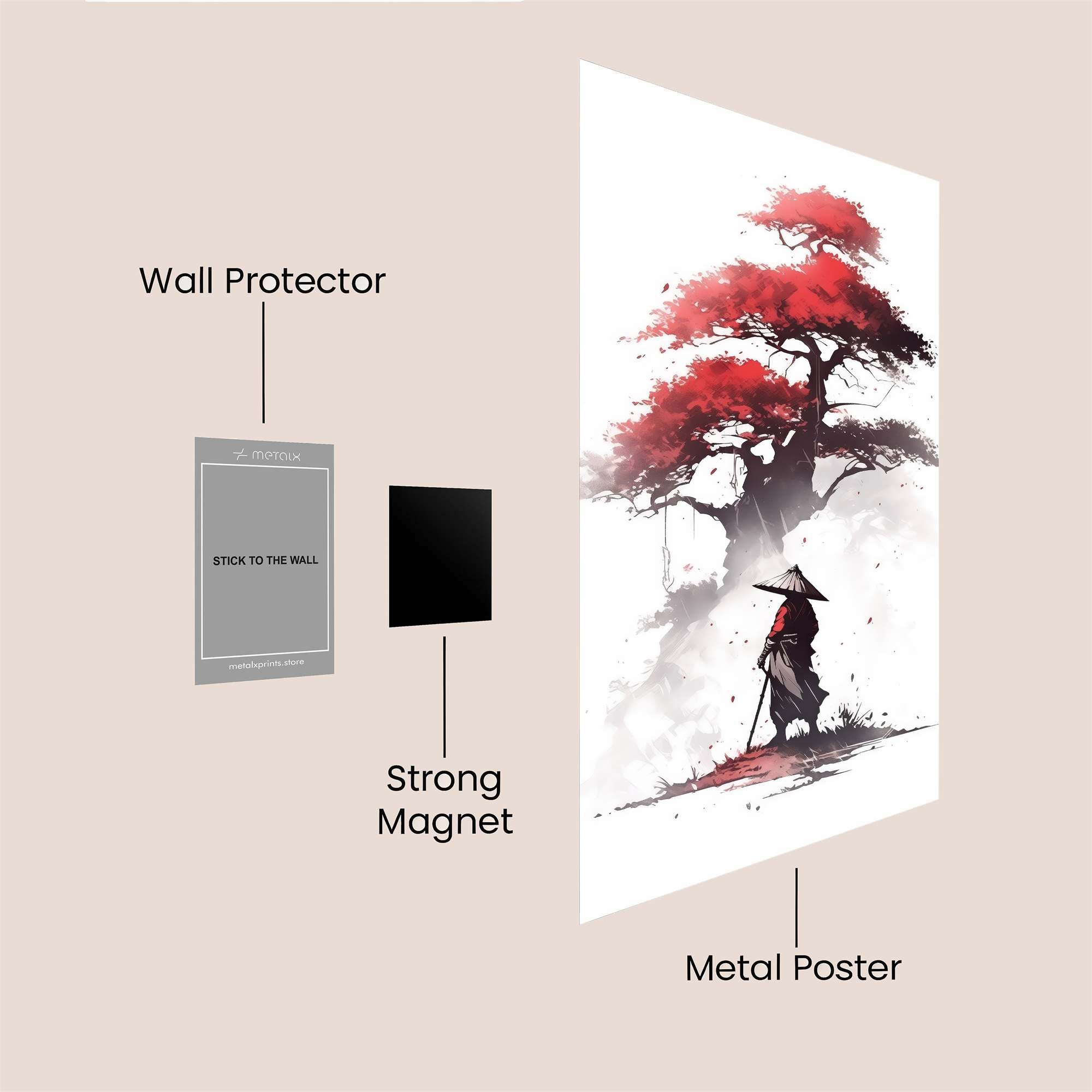 Samurai Serenity Safe Wall Magnetic / M