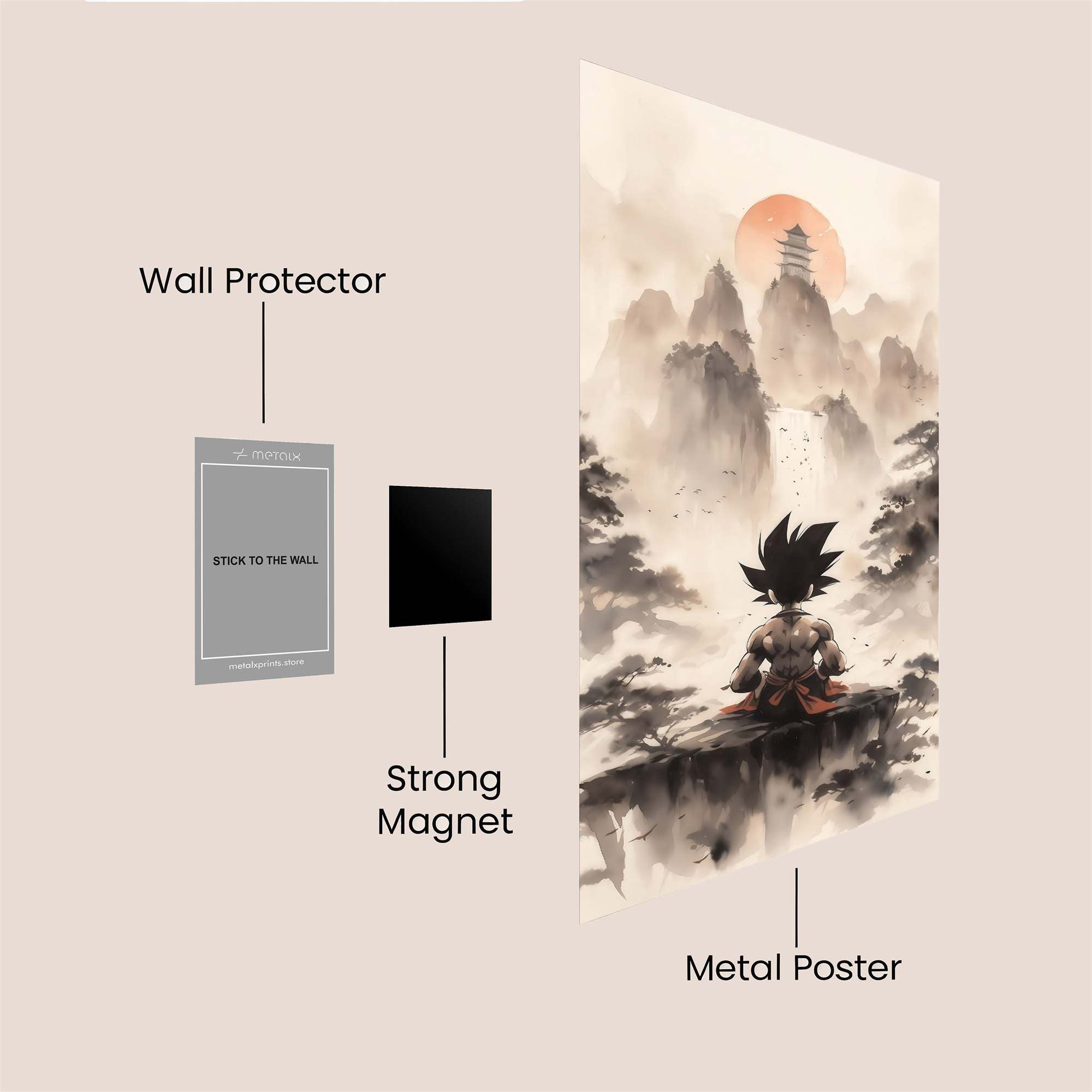 Goku Serenity Safe Wall Magnetic / M