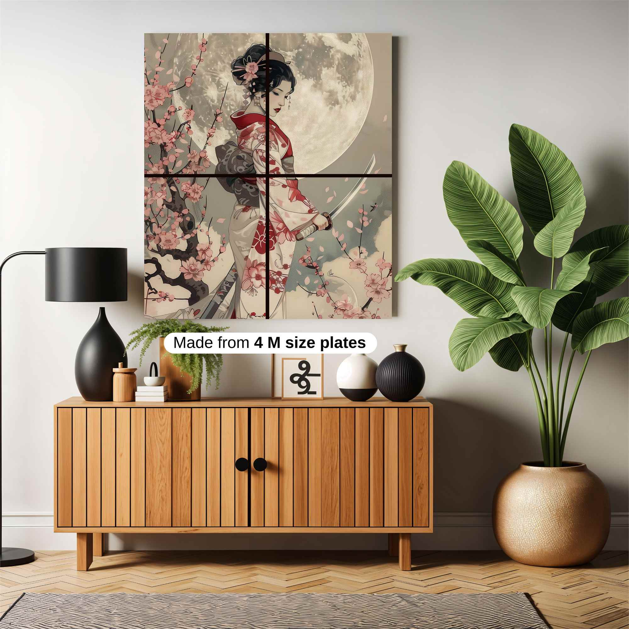 Moonlit Warrior Safe Wall Magnetic / M