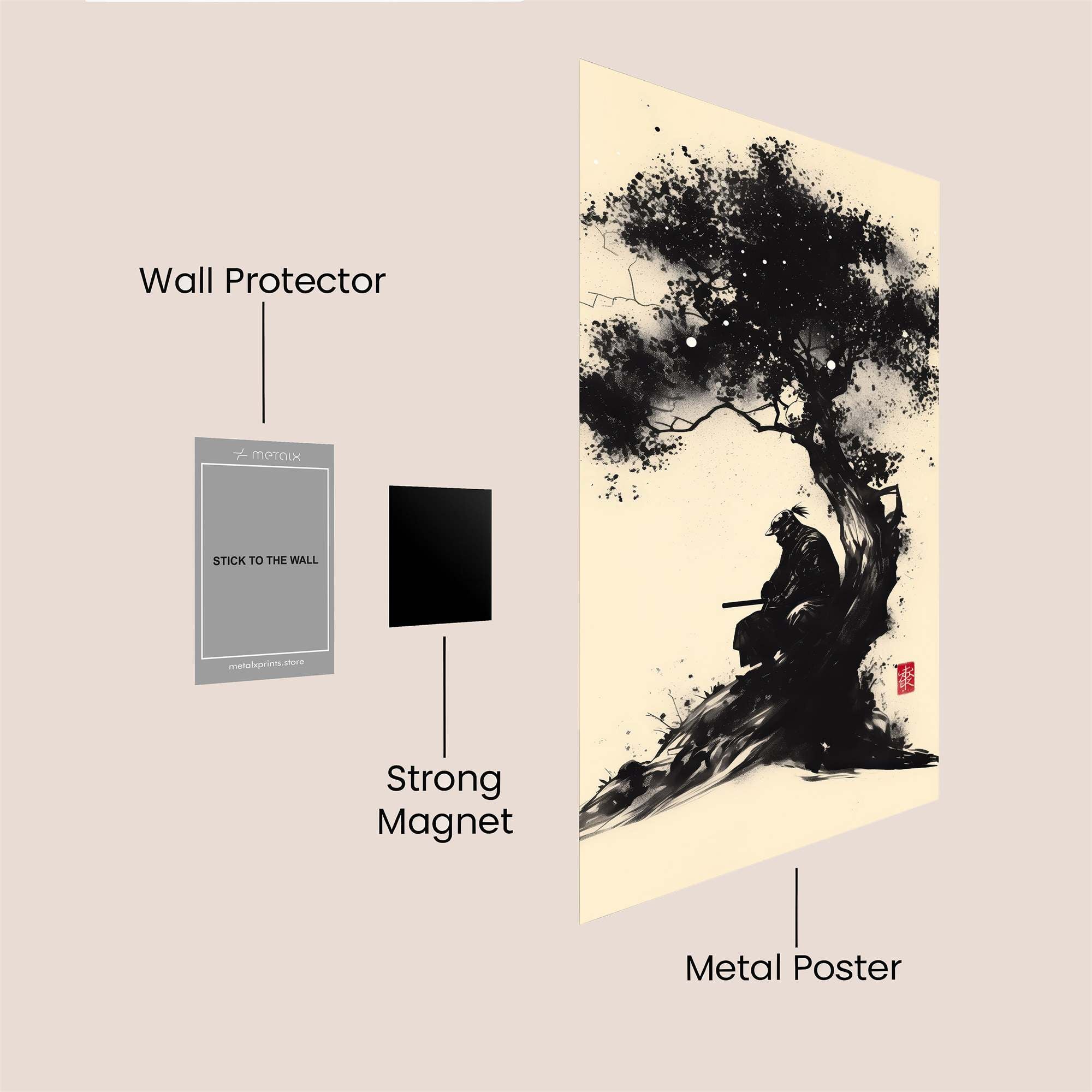 Demon Glow Safe Wall Magnetic / M