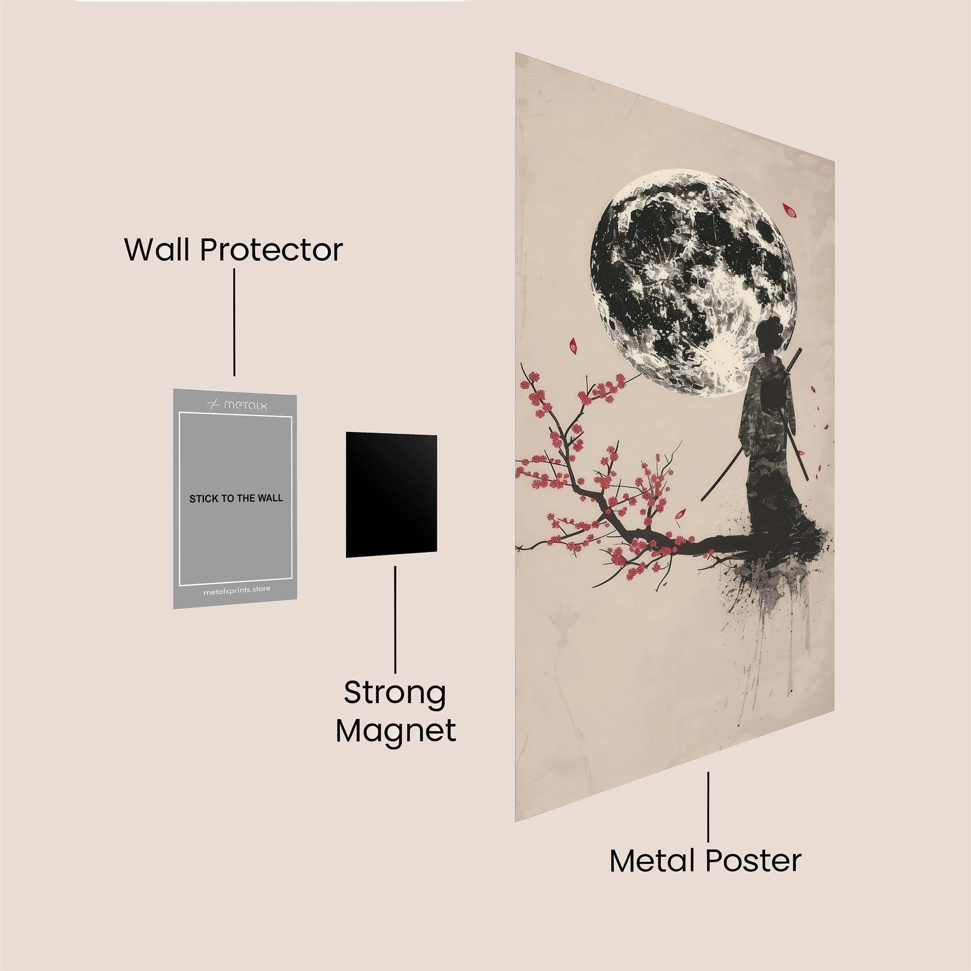 Samurai Serenity Safe Wall Magnetic / M