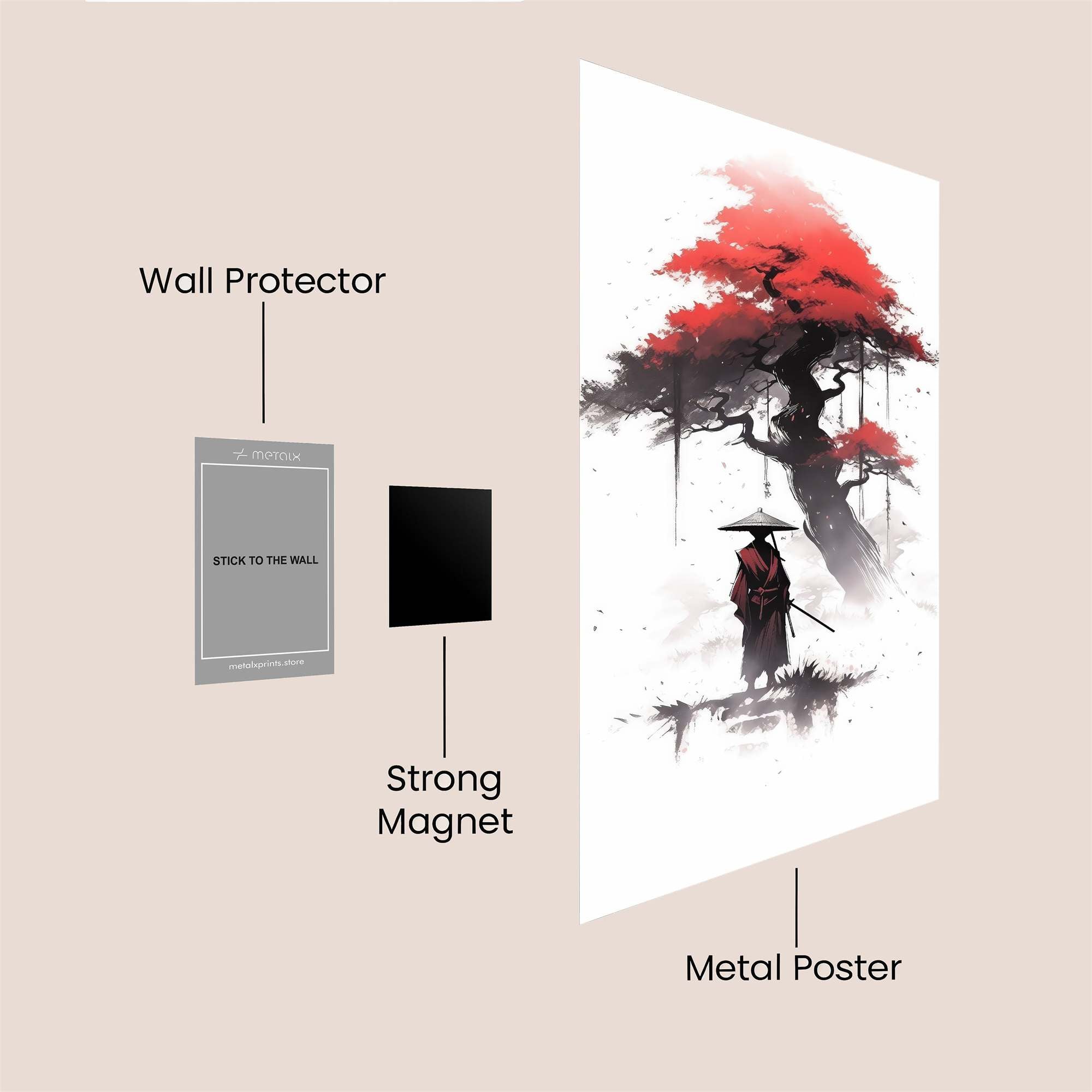 Samurai Serenity Safe Wall Magnetic / M