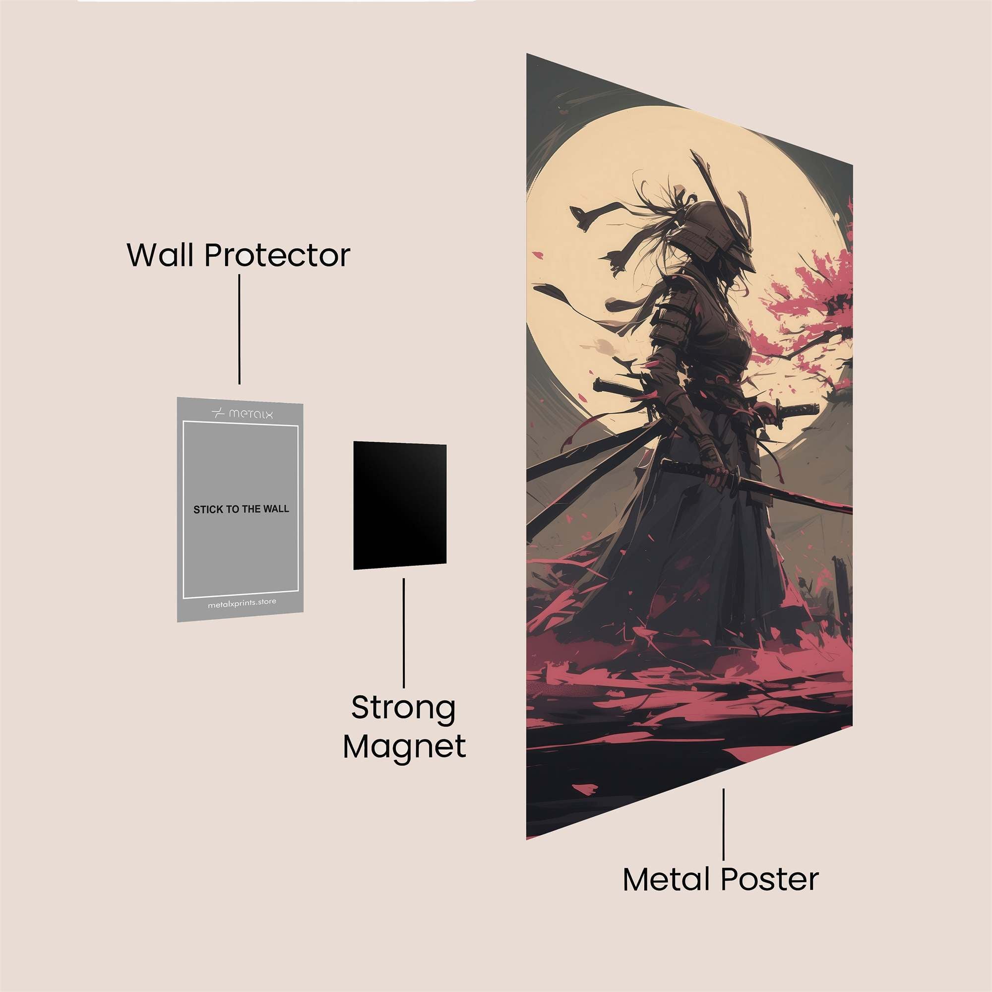 Samurai Serenity Safe Wall Magnetic / M