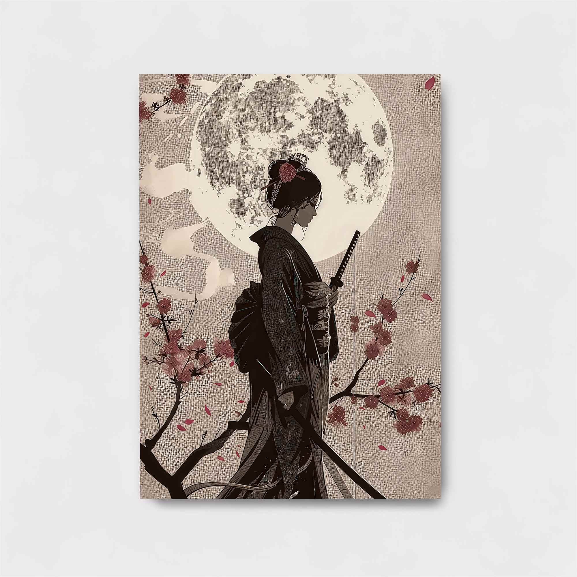 Moonlit Samurai Safe Wall Magnetic / M