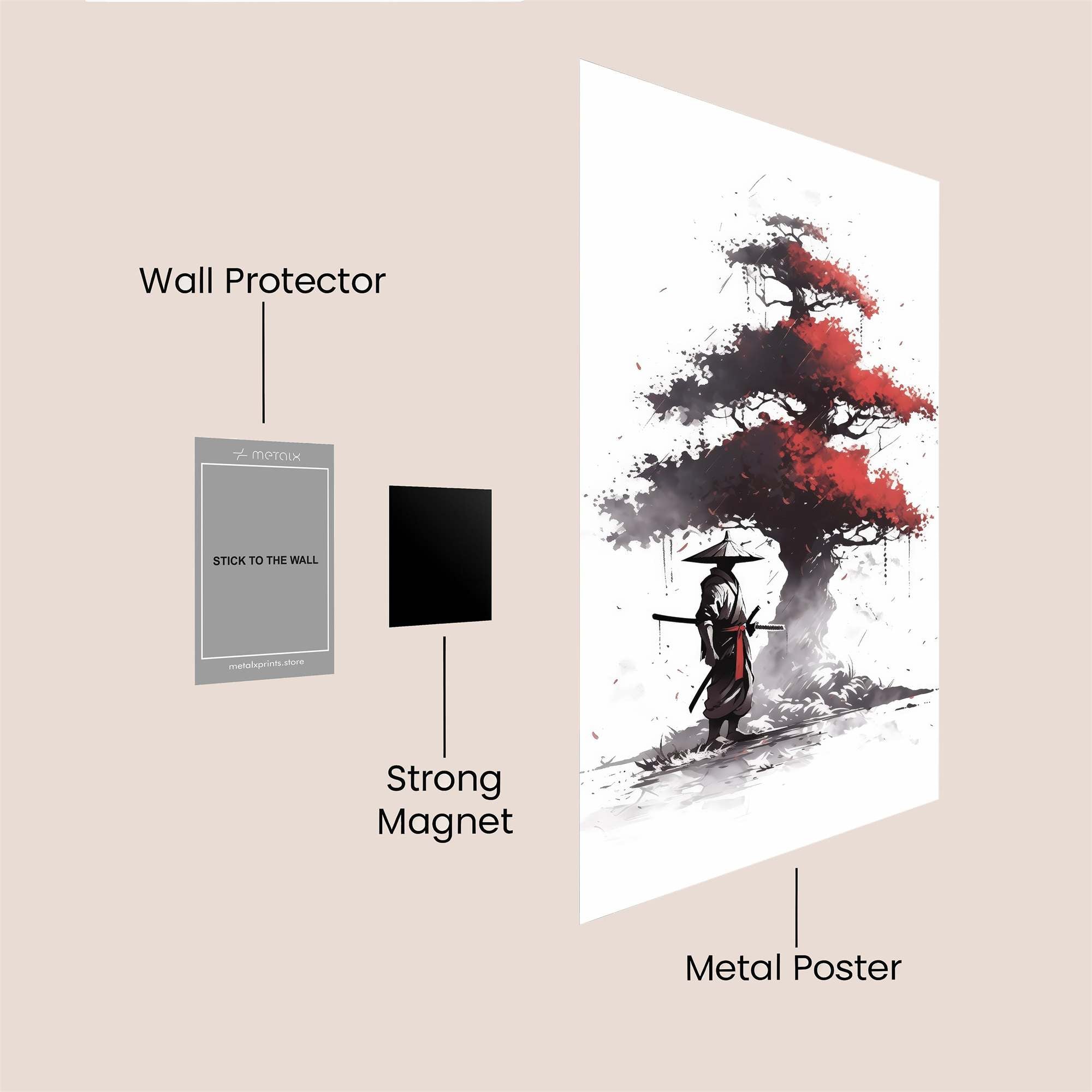 Samurai Serenity Safe Wall Magnetic / M