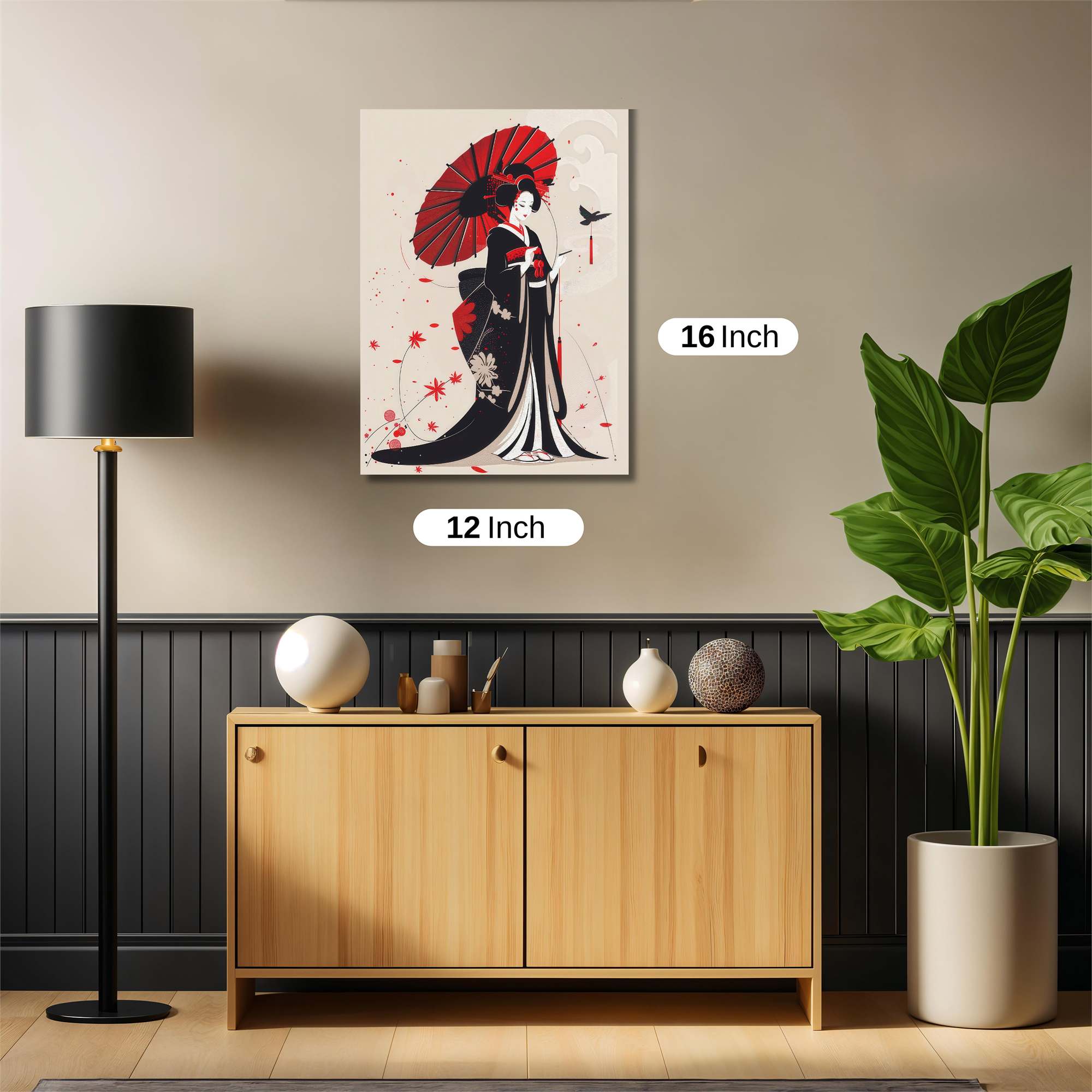 Geisha Grace Safe Wall Magnetic / M
