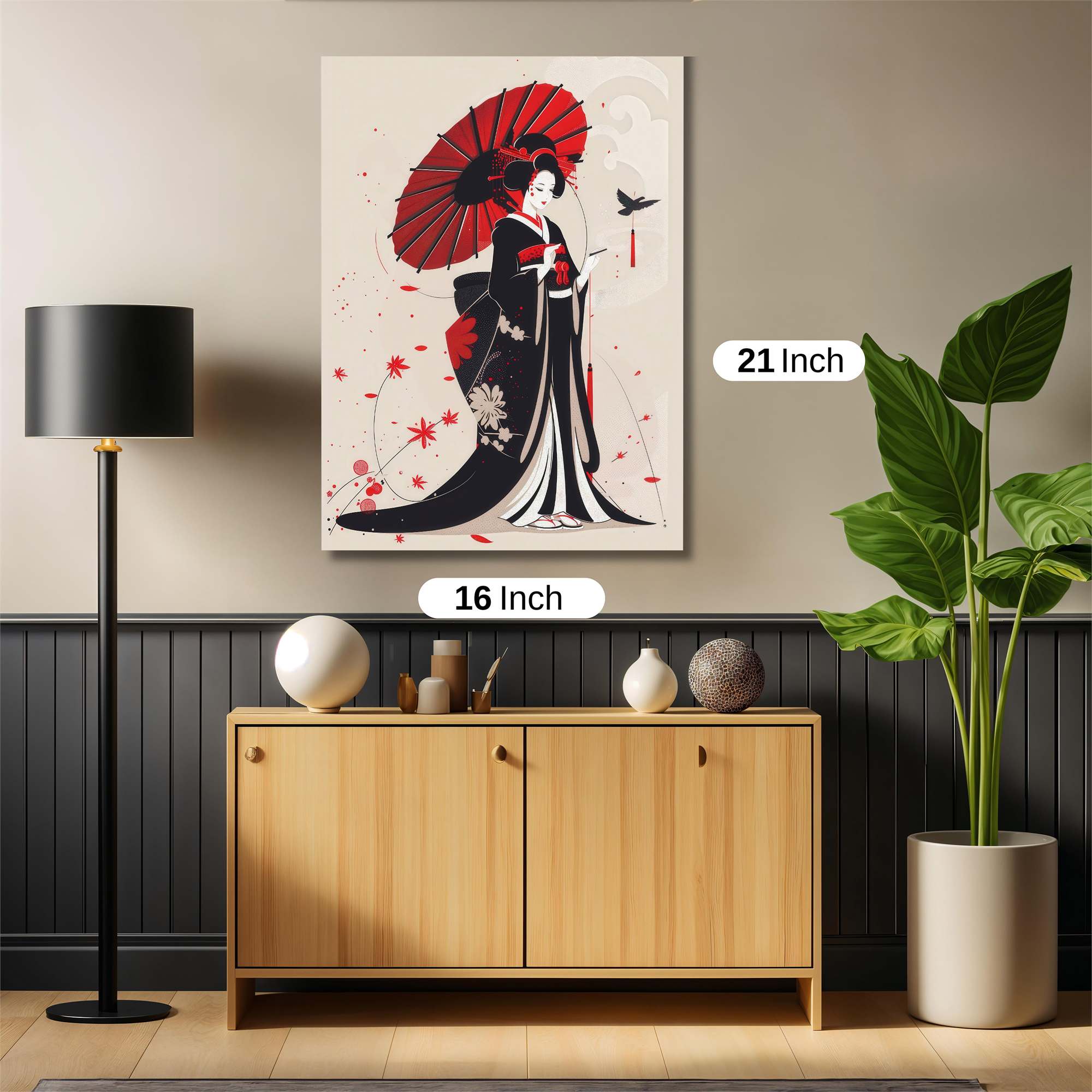 Geisha Grace Safe Wall Magnetic / M