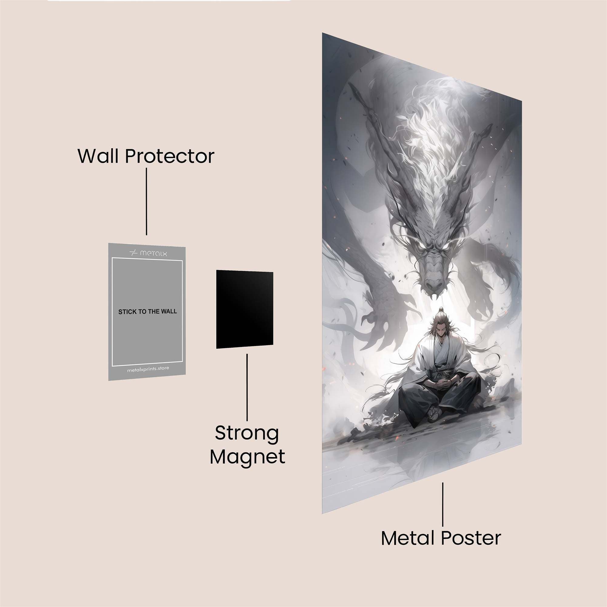 Dragon Serenity Safe Wall Magnetic / M