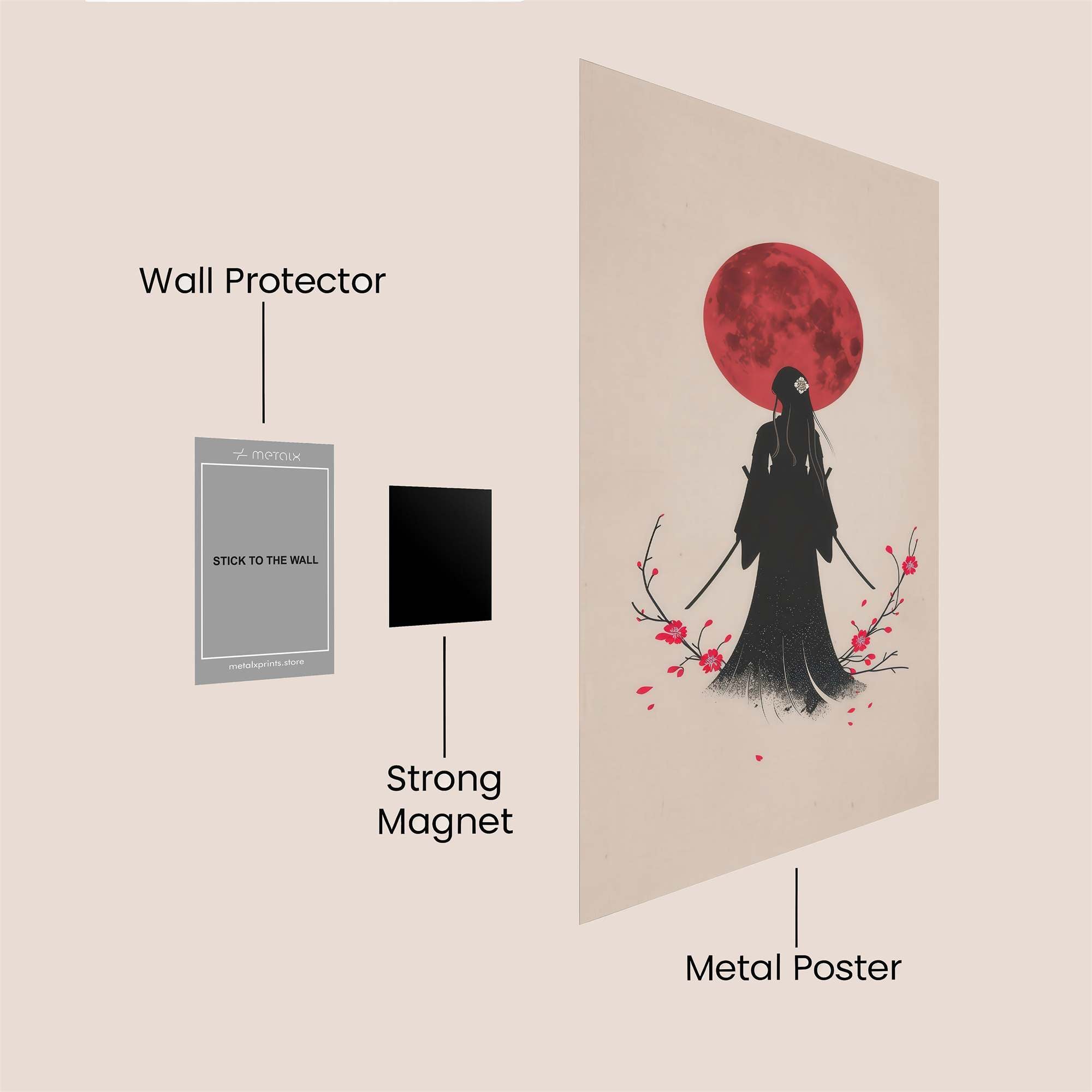 Samurai Serenity Safe Wall Magnetic / M