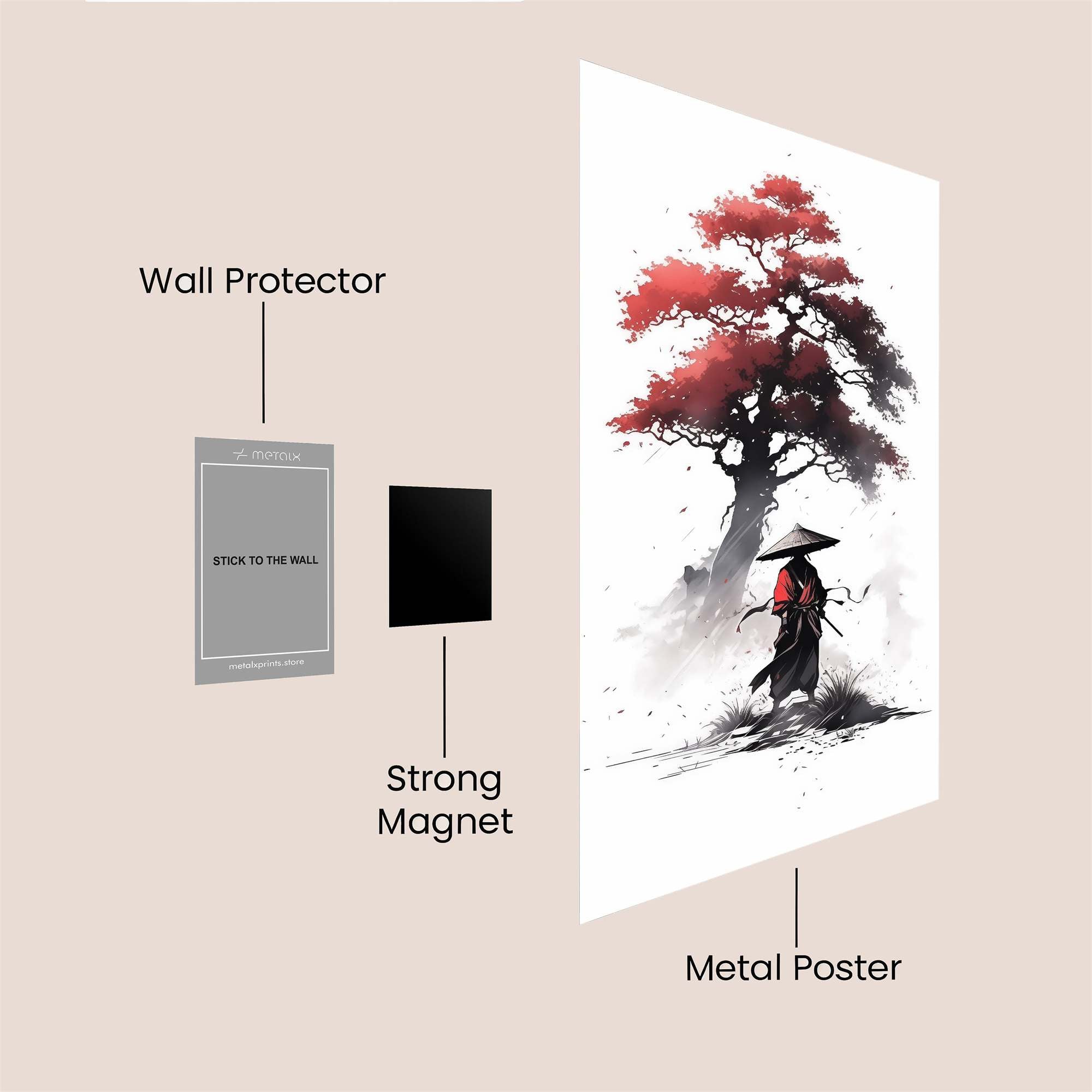 Samurai Serenity Safe Wall Magnetic / M