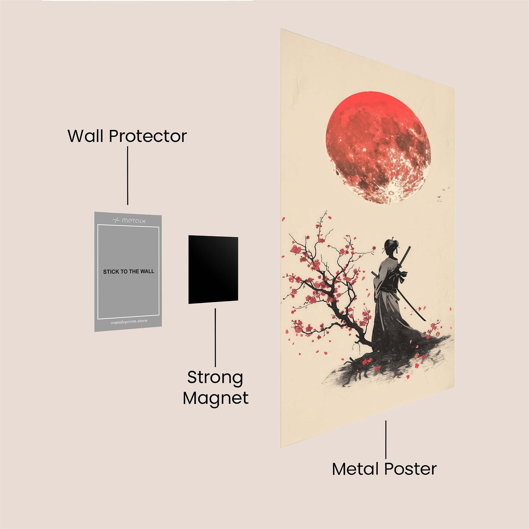 Samurai Serenity Safe Wall Magnetic / M