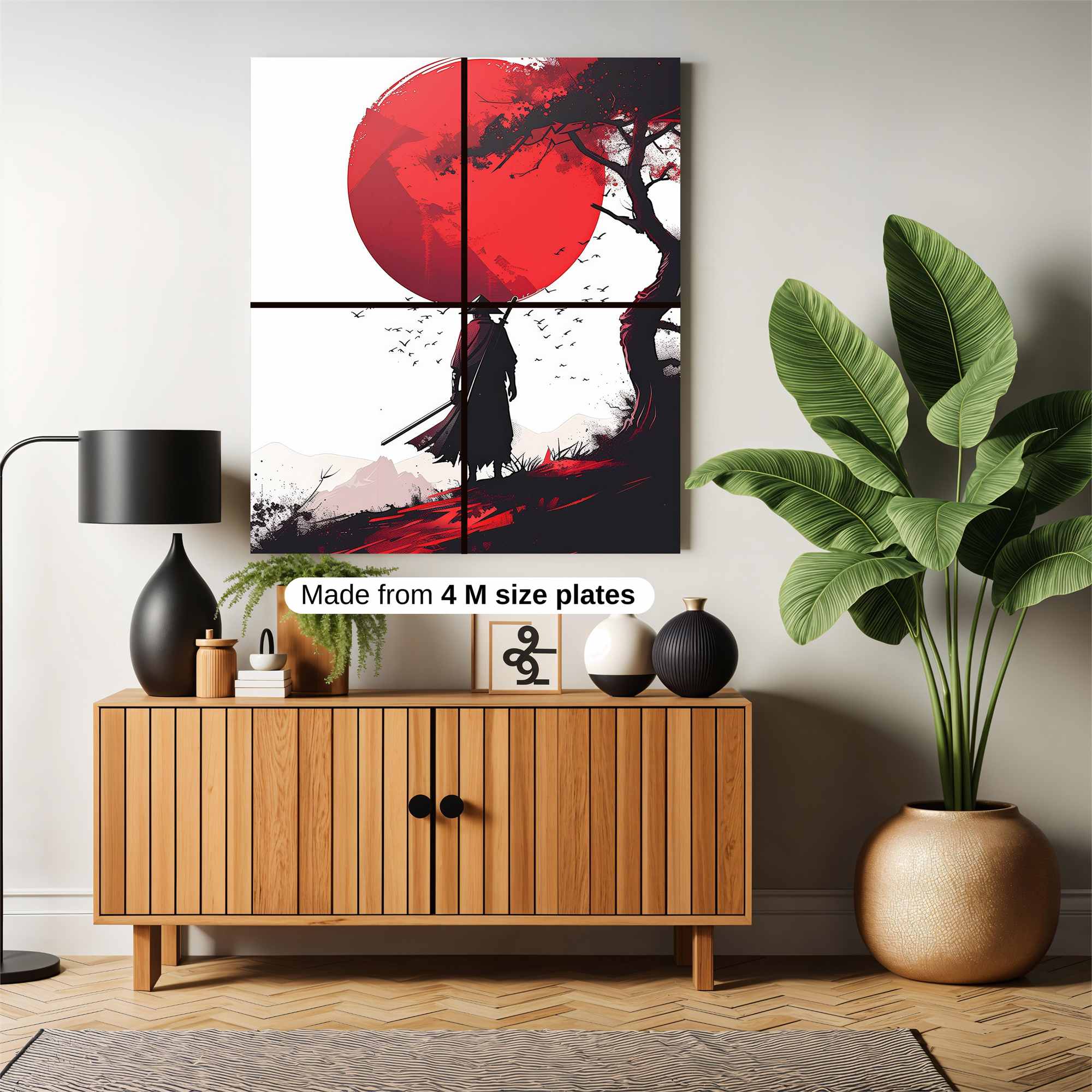 Samurai Solitude Safe Wall Magnetic / M