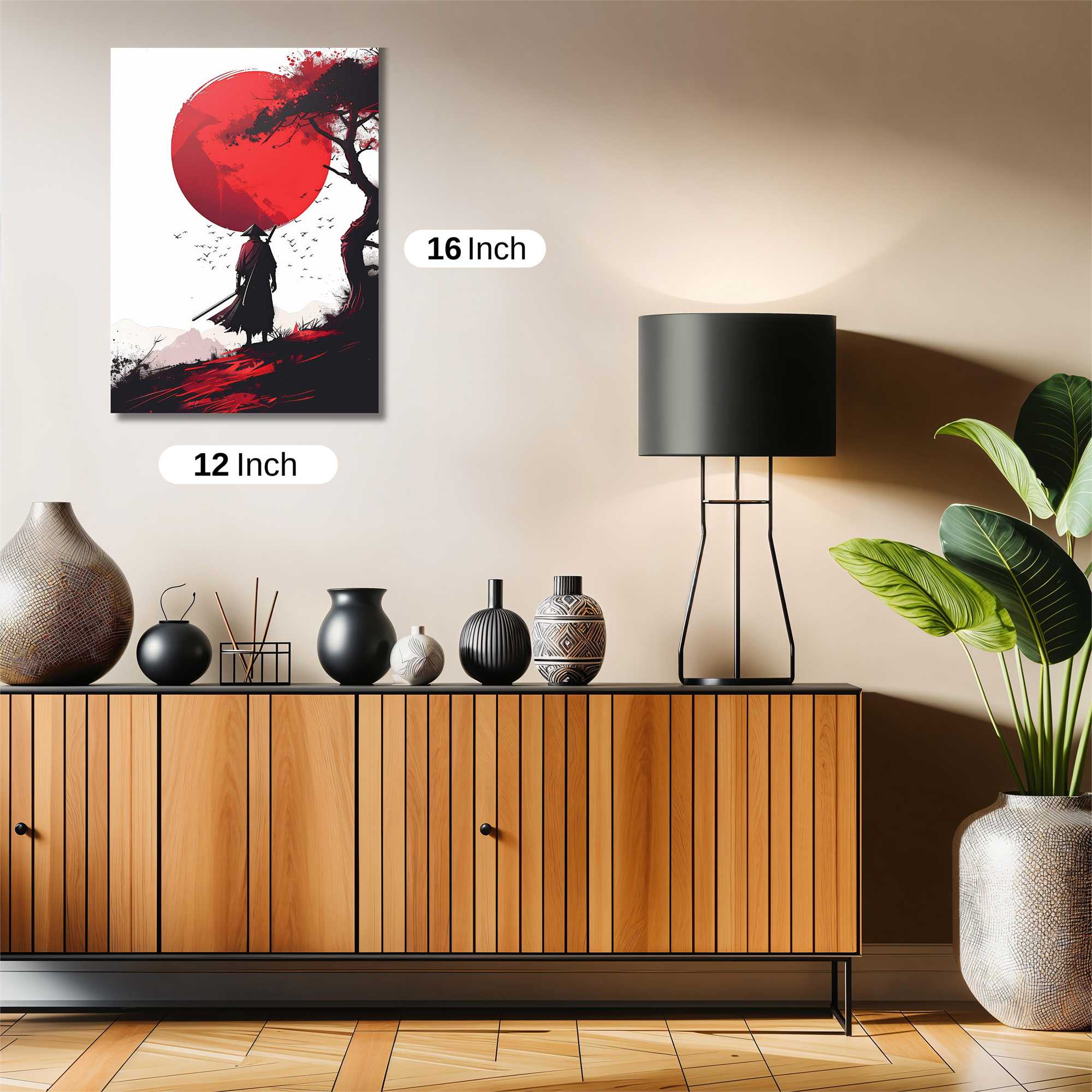 Samurai Solitude Safe Wall Magnetic / M