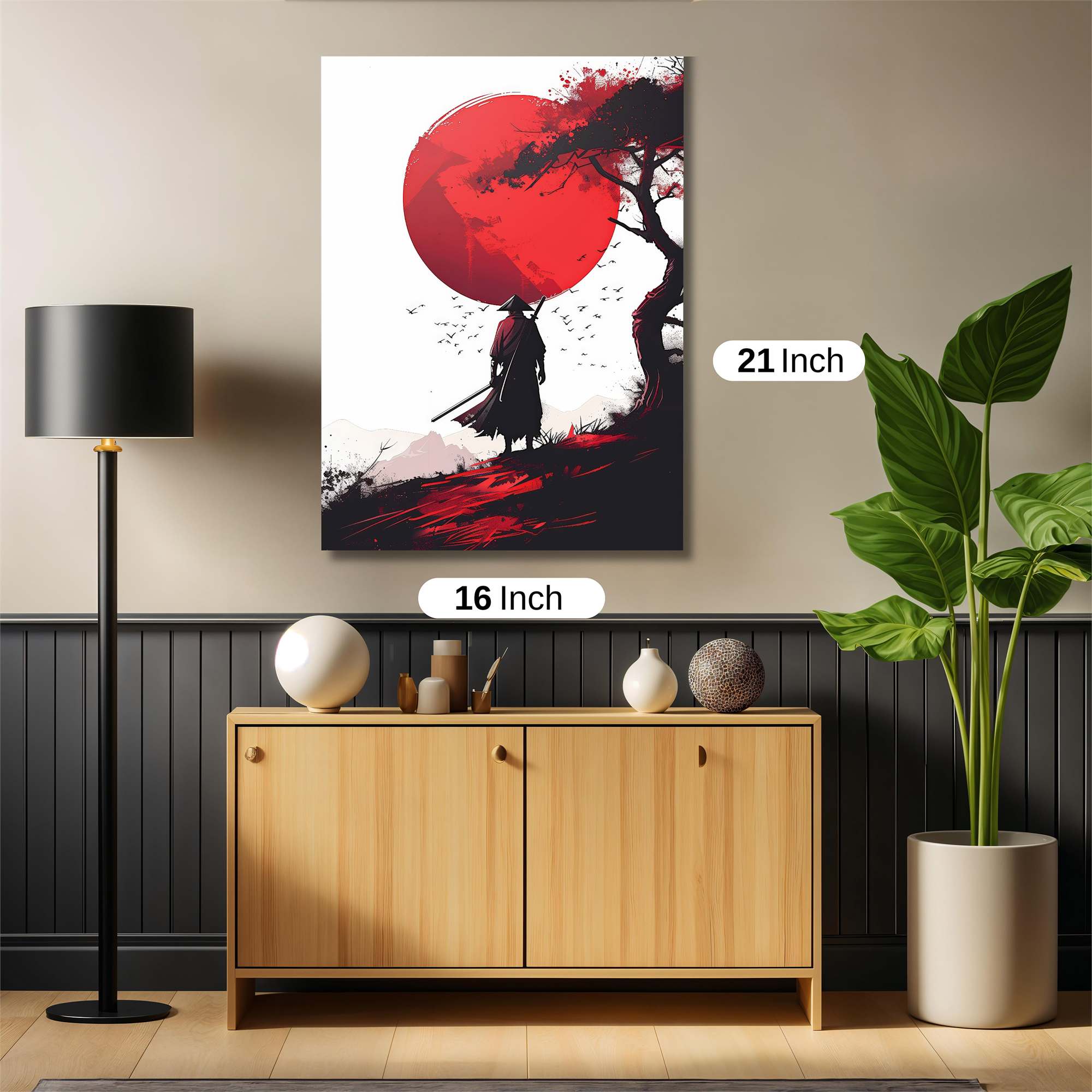 Samurai Solitude Safe Wall Magnetic / M