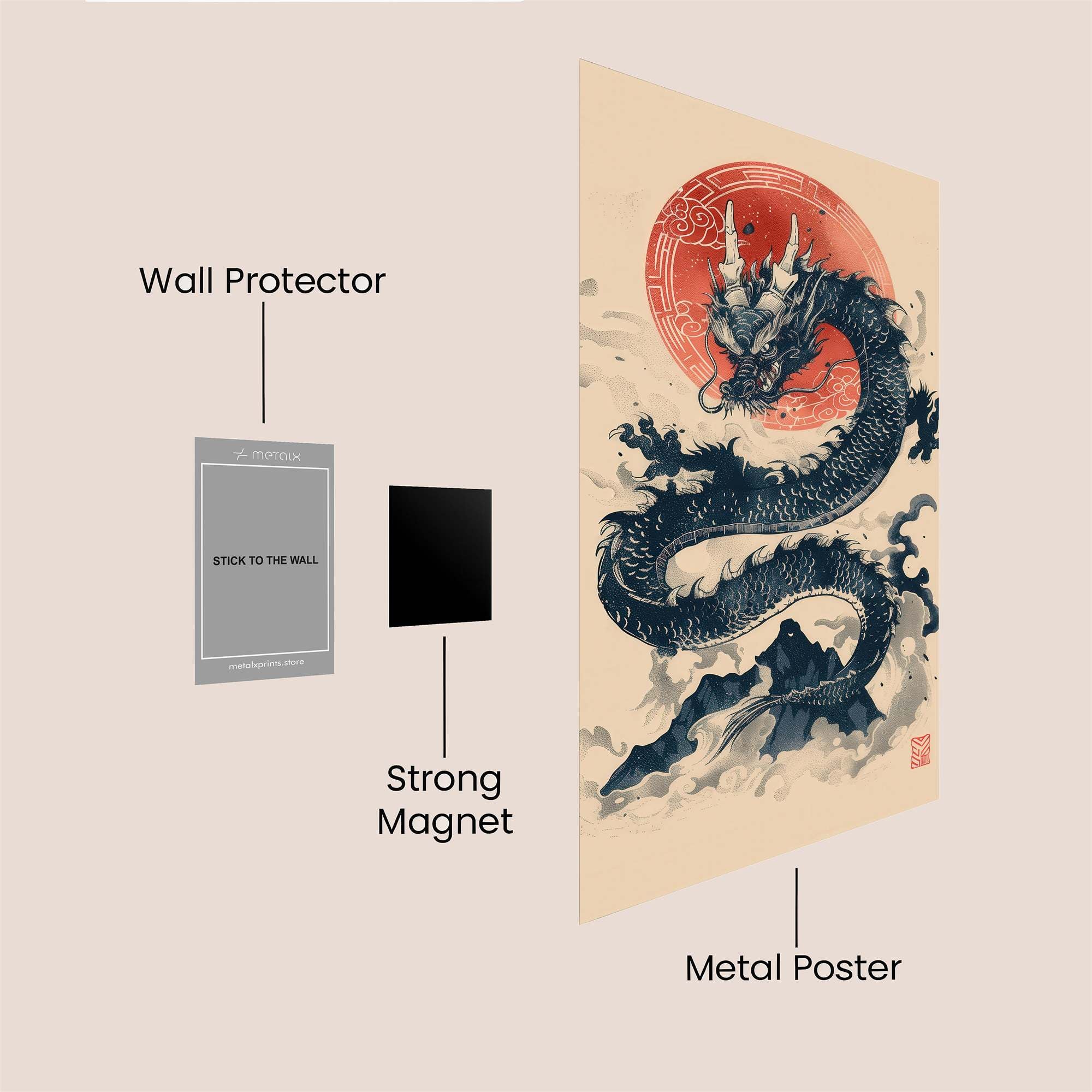 Neon Beast Safe Wall Magnetic / M