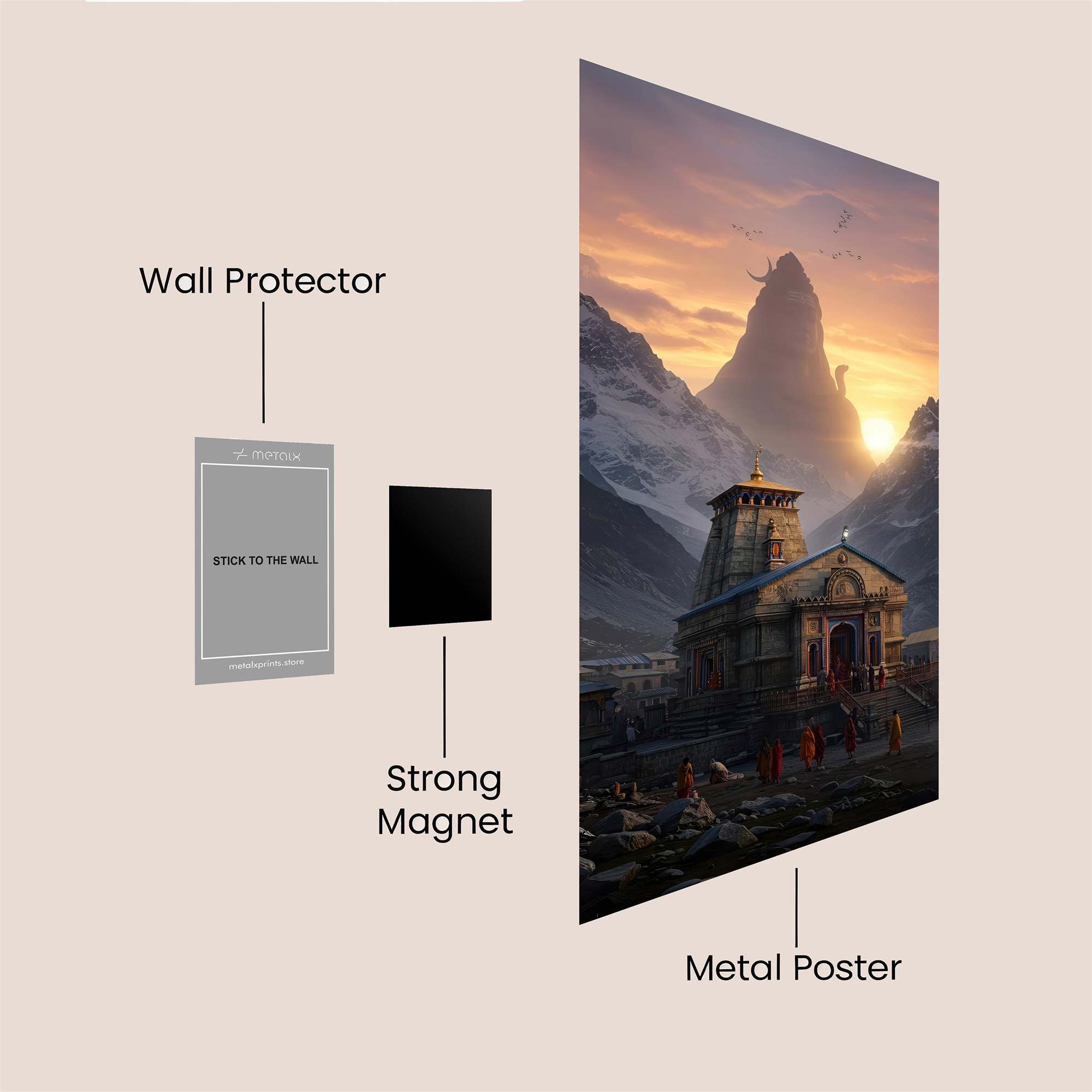 Kedarnath Serene Safe Wall Magnetic / M