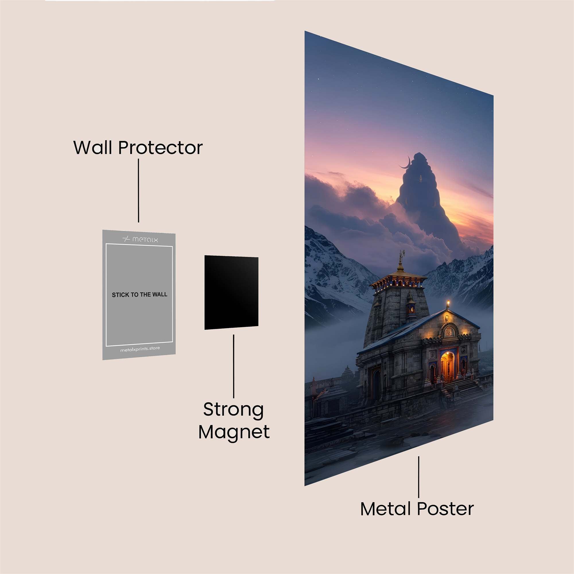 Kedarnath Serenity Safe Wall Magnetic / M