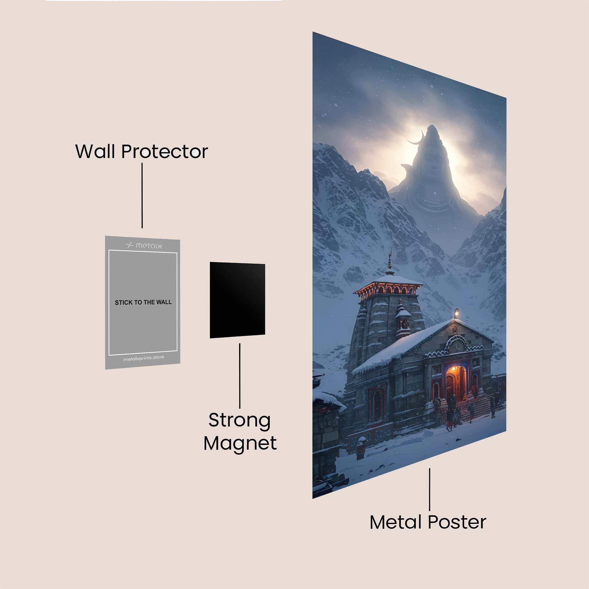 Kedarnath Serene Safe Wall Magnetic / M