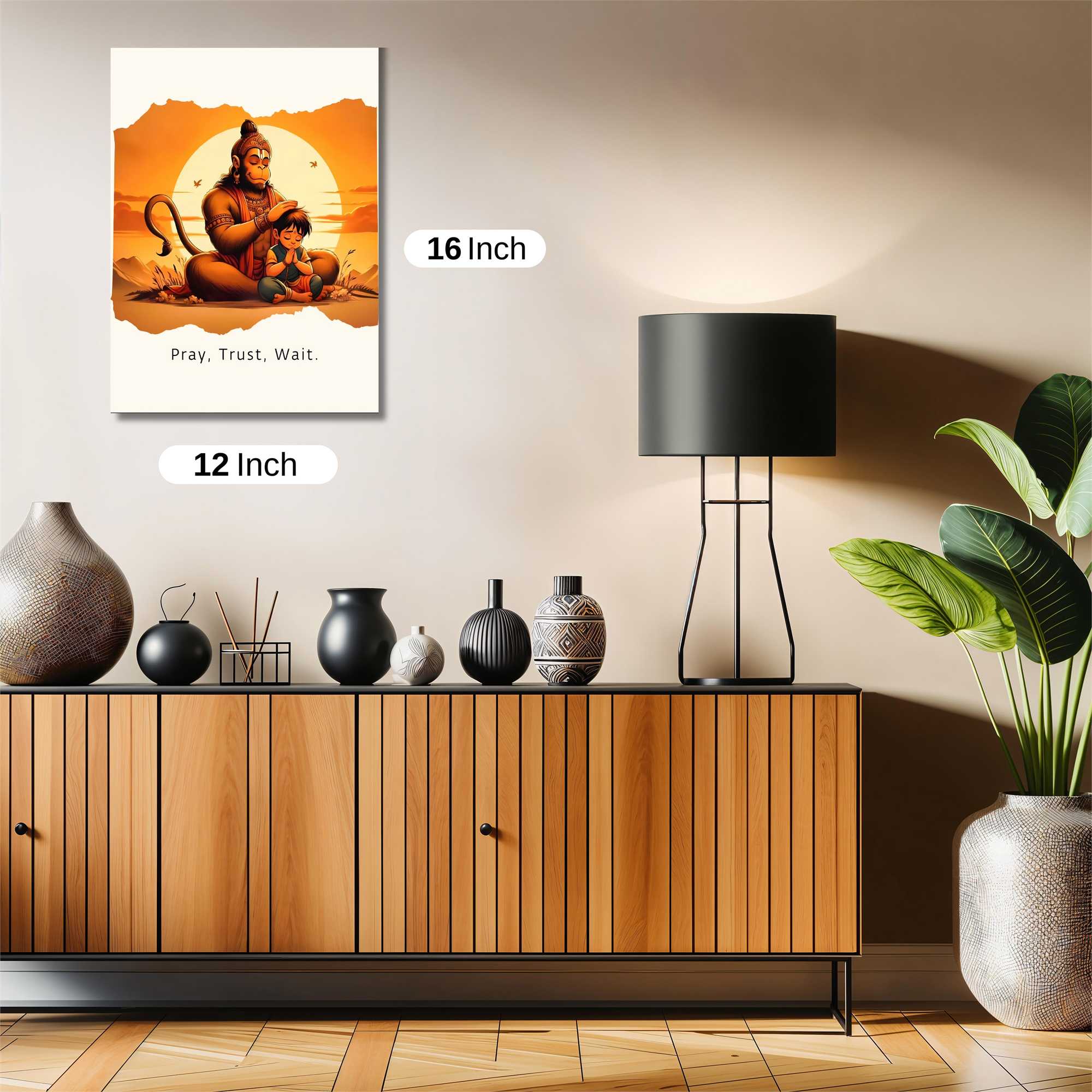 Hanuman Serenity Safe Wall Magnetic / M