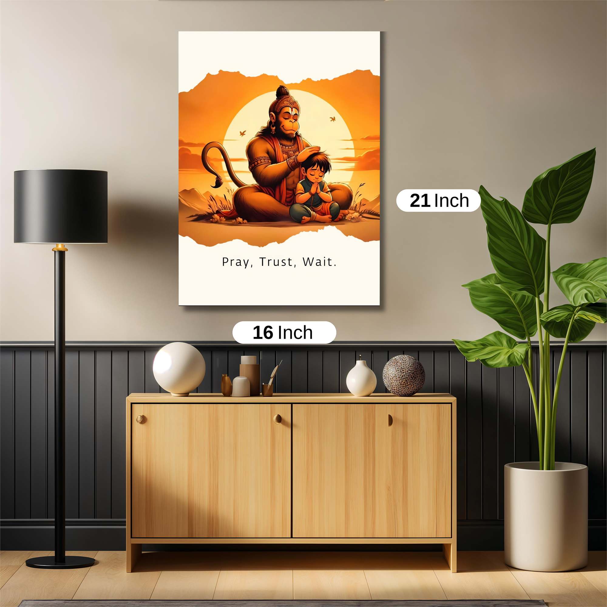 Hanuman Serenity Safe Wall Magnetic / M