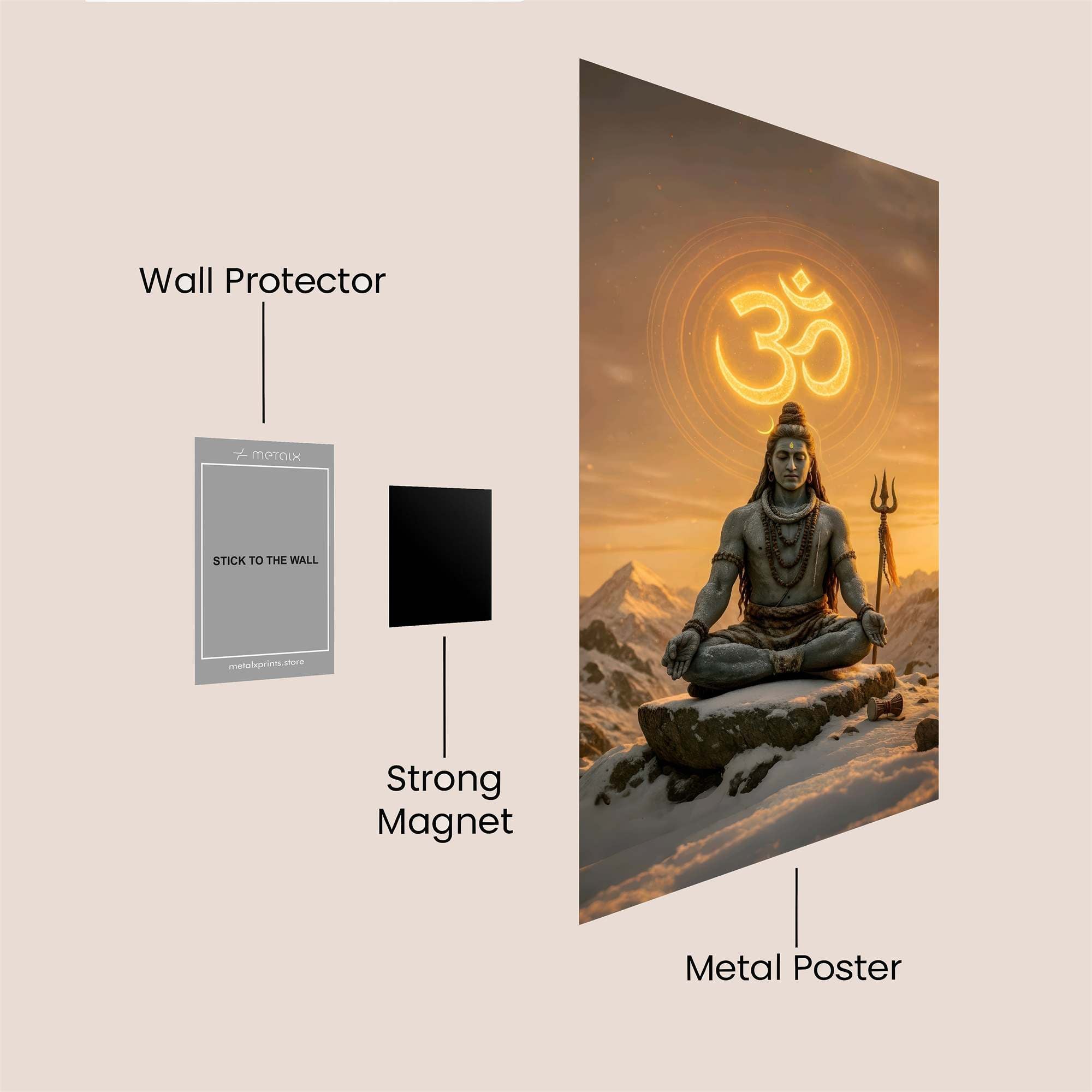 Shiva Serene Safe Wall Magnetic / M