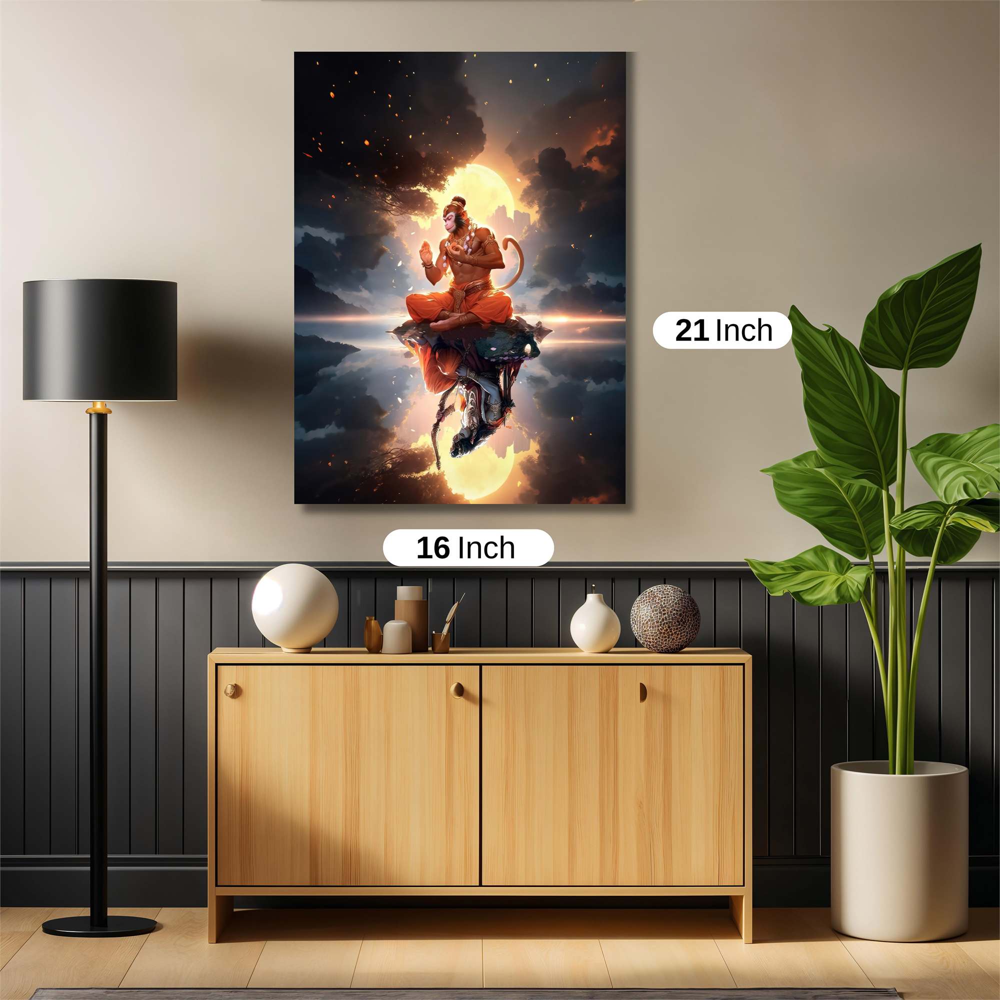 Hanuman Radiant Safe Wall Magnetic / M