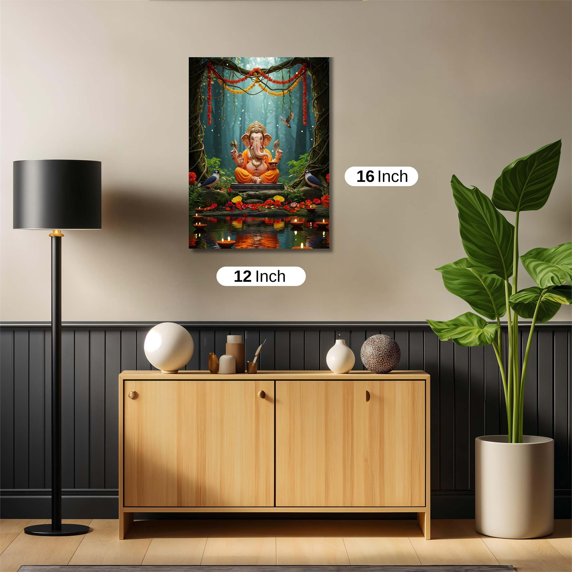 Ganesha Serenity Safe Wall Magnetic / M