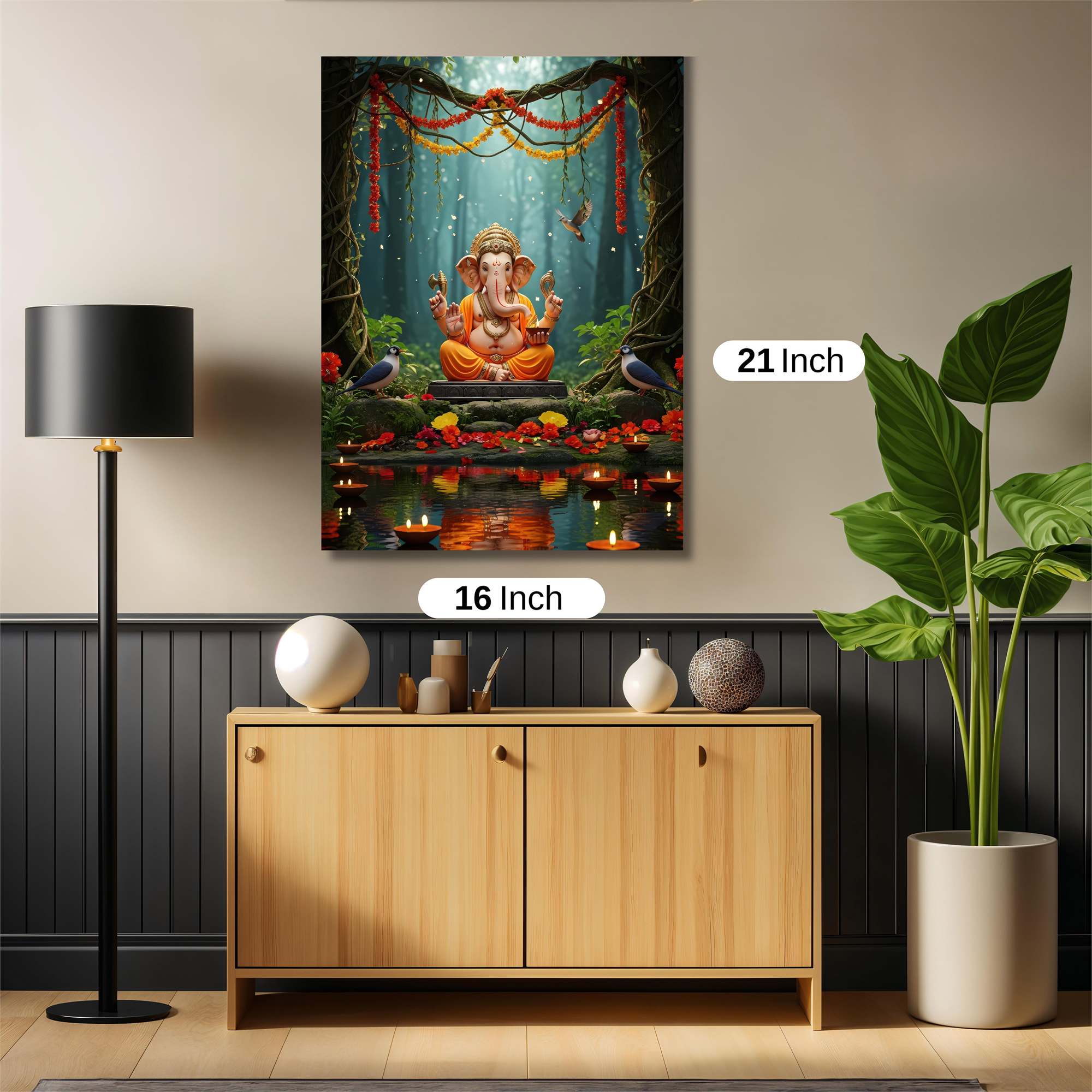 Ganesha Serenity Safe Wall Magnetic / M