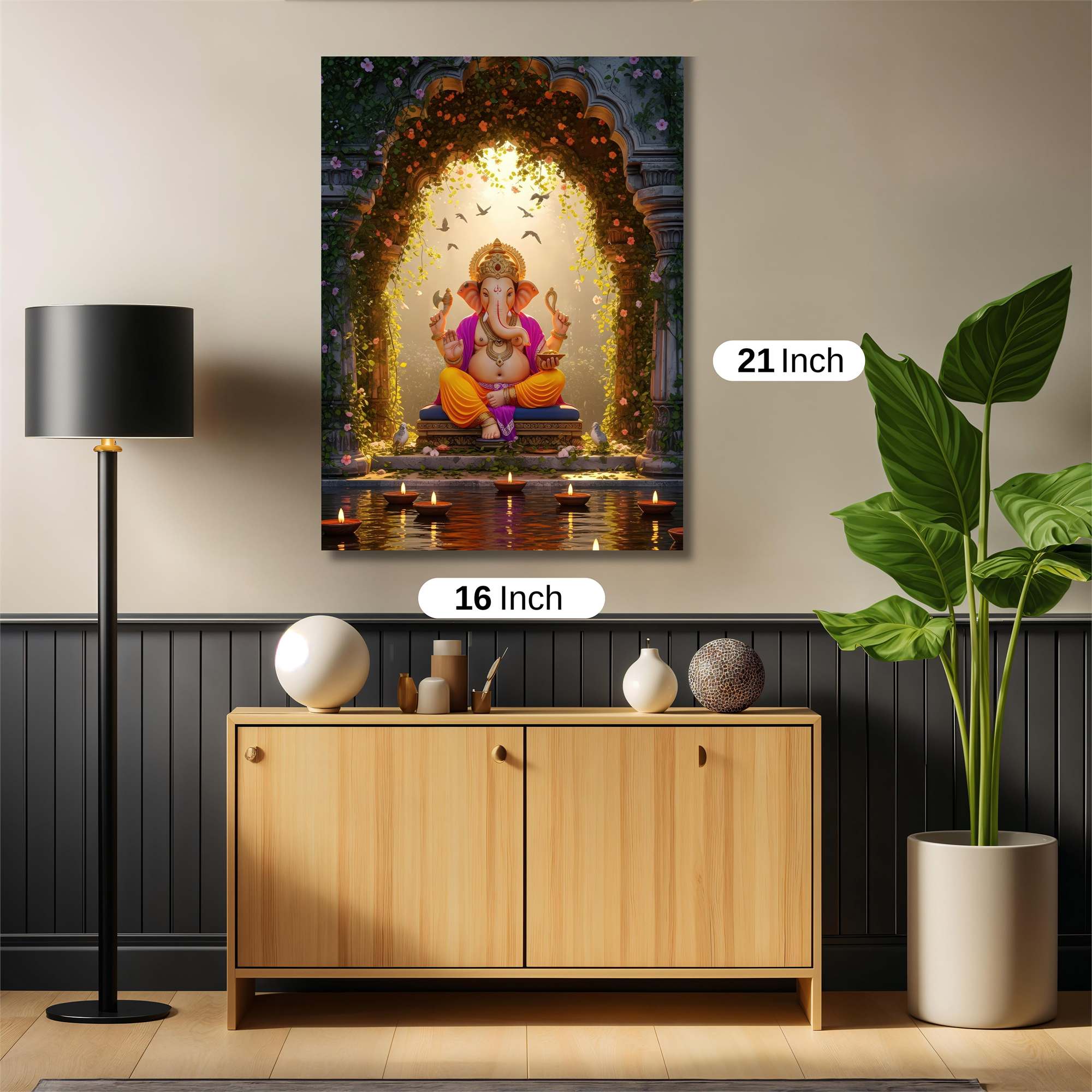 Ganesha Radiant Safe Wall Magnetic / M