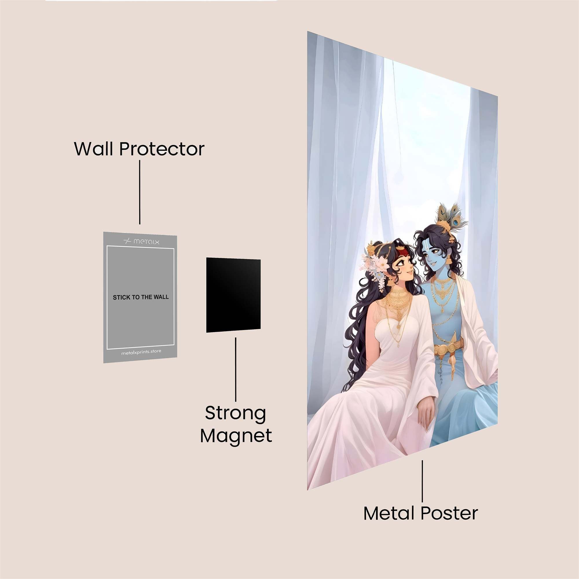 Radha Bliss Safe Wall Magnetic / M